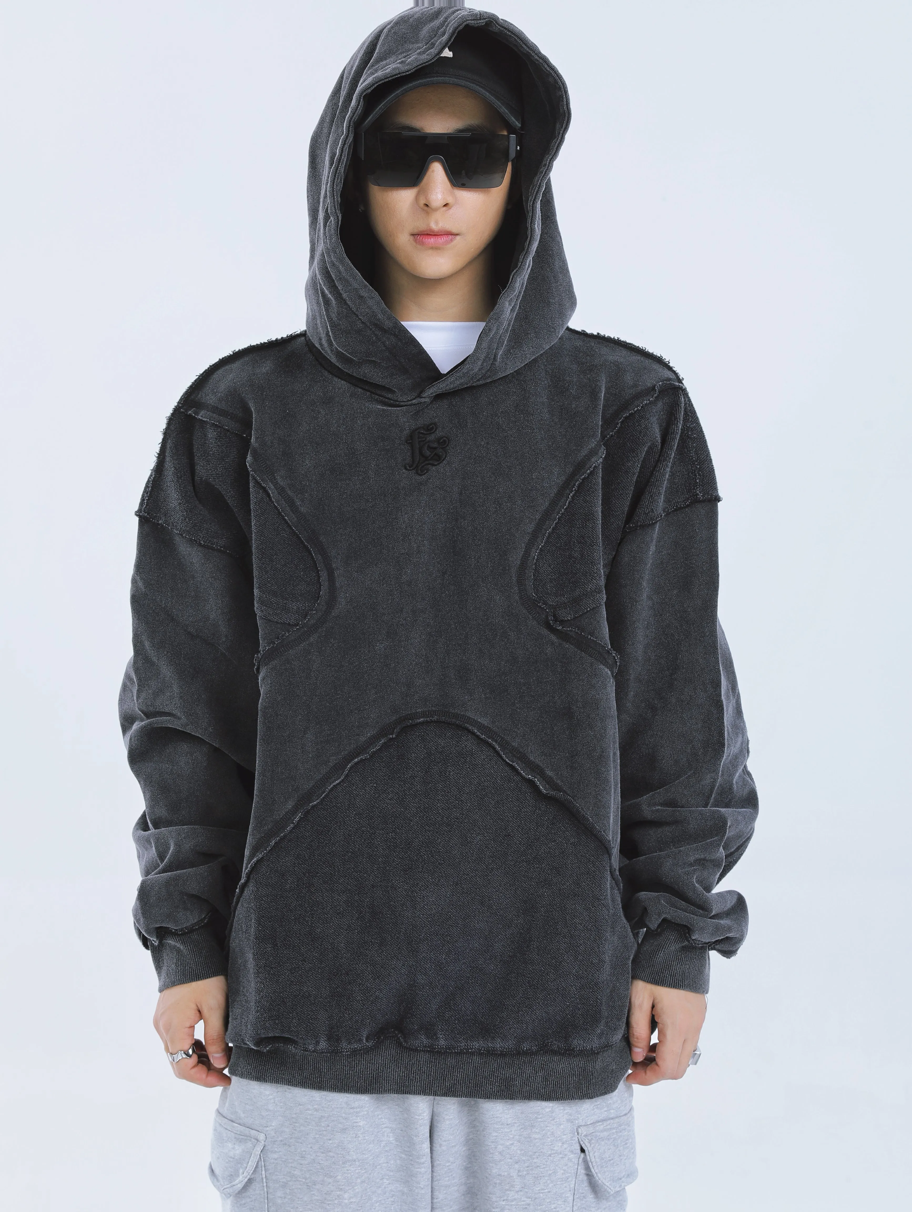 【23s September.】Solid Color High Street Hooded Sweater