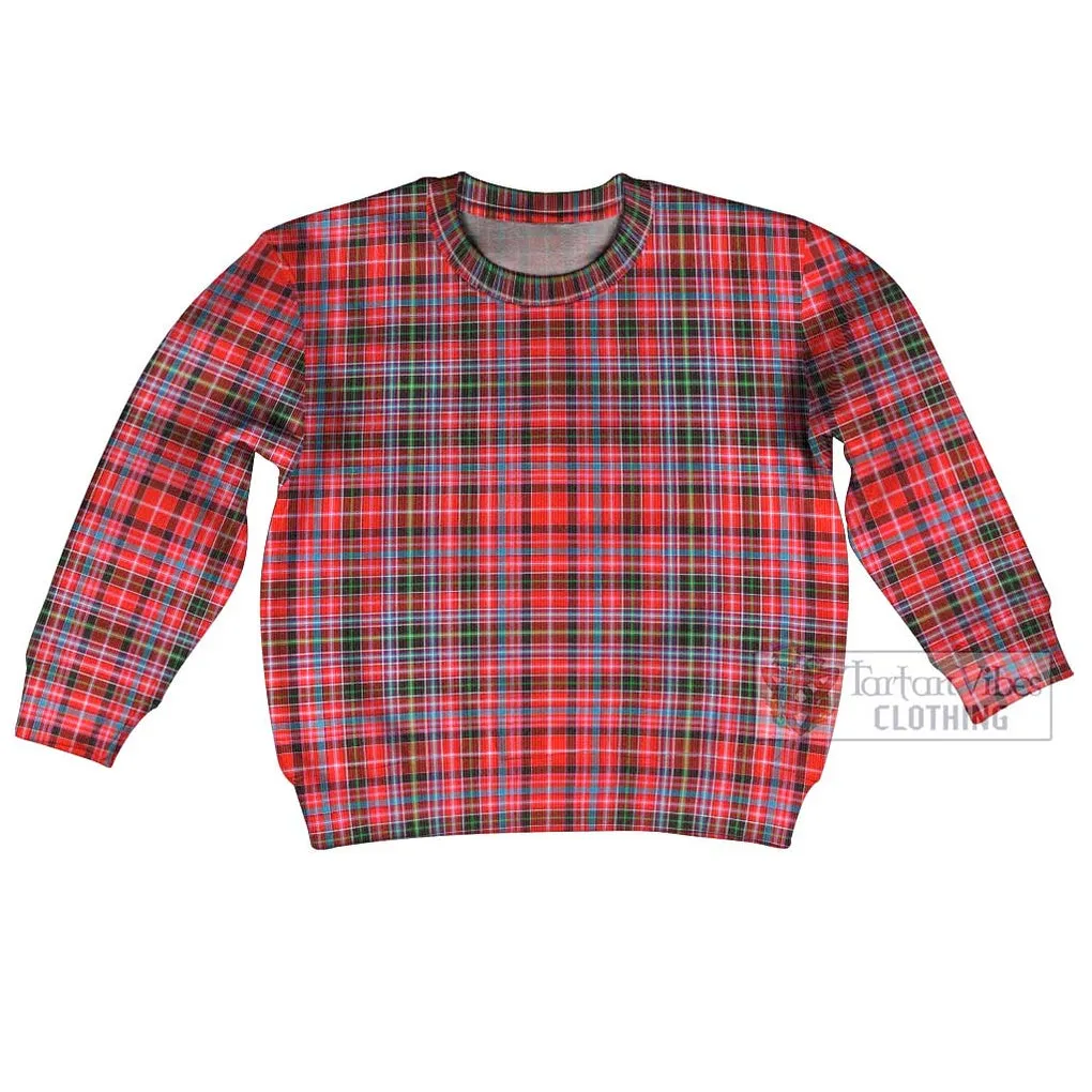 Aberdeen District Tartan Kid Ugly Sweater