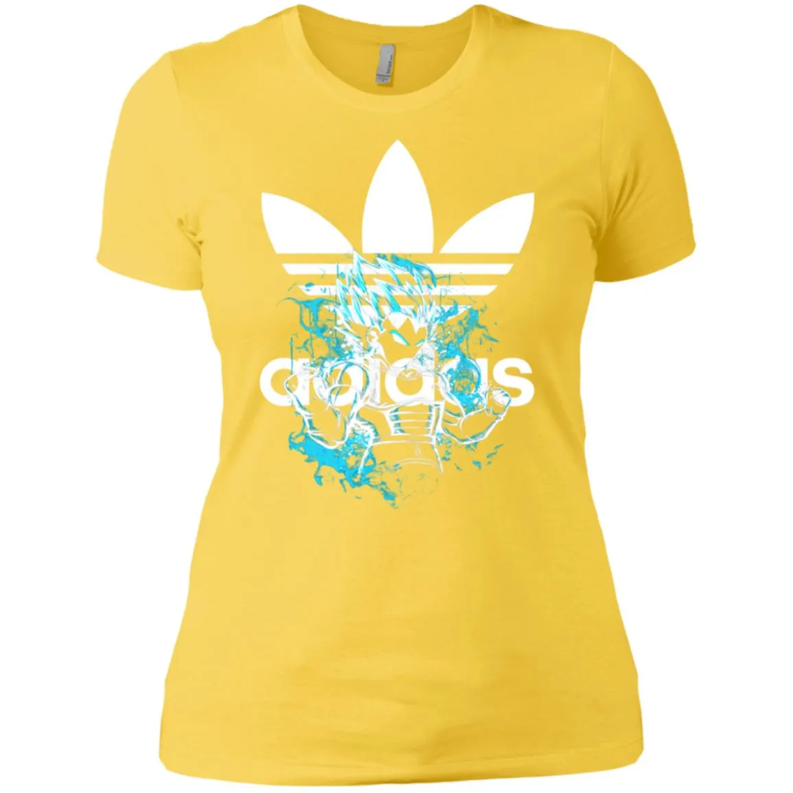 Adidas Vegeta Dragon Ball Super Saiyan T-shirt Women Cotton T-Shirt