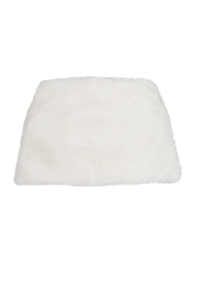 Adrianna Papell Faux Fur Shawl