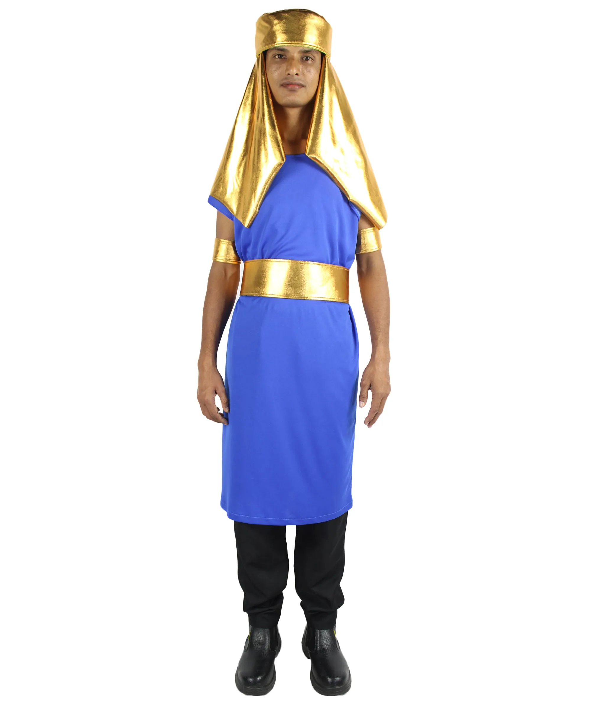 Adult Men's Egyptian King Pharaoh Cosplay Costume Multiple Color Options