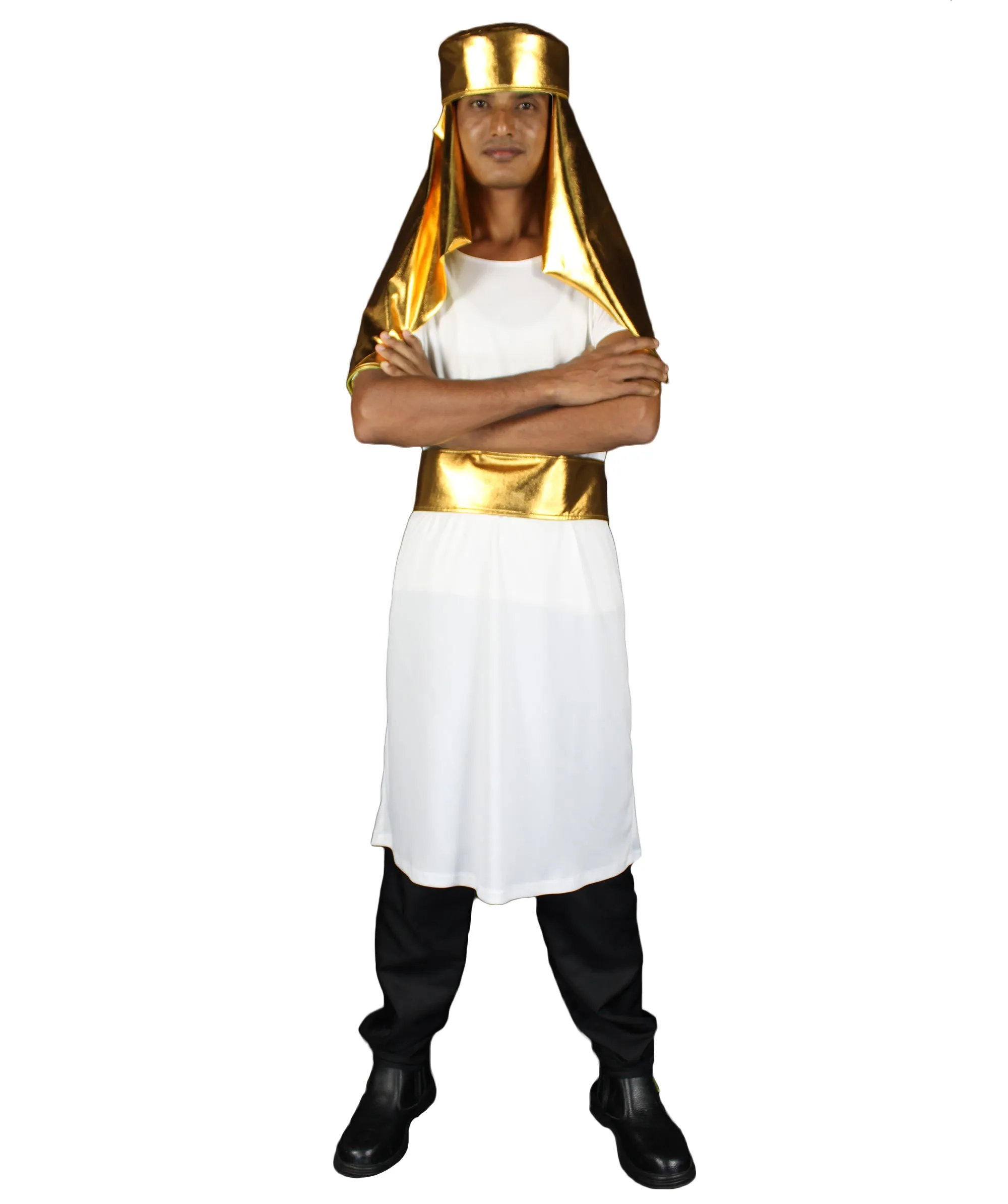 Adult Men's Egyptian King Pharaoh Cosplay Costume Multiple Color Options