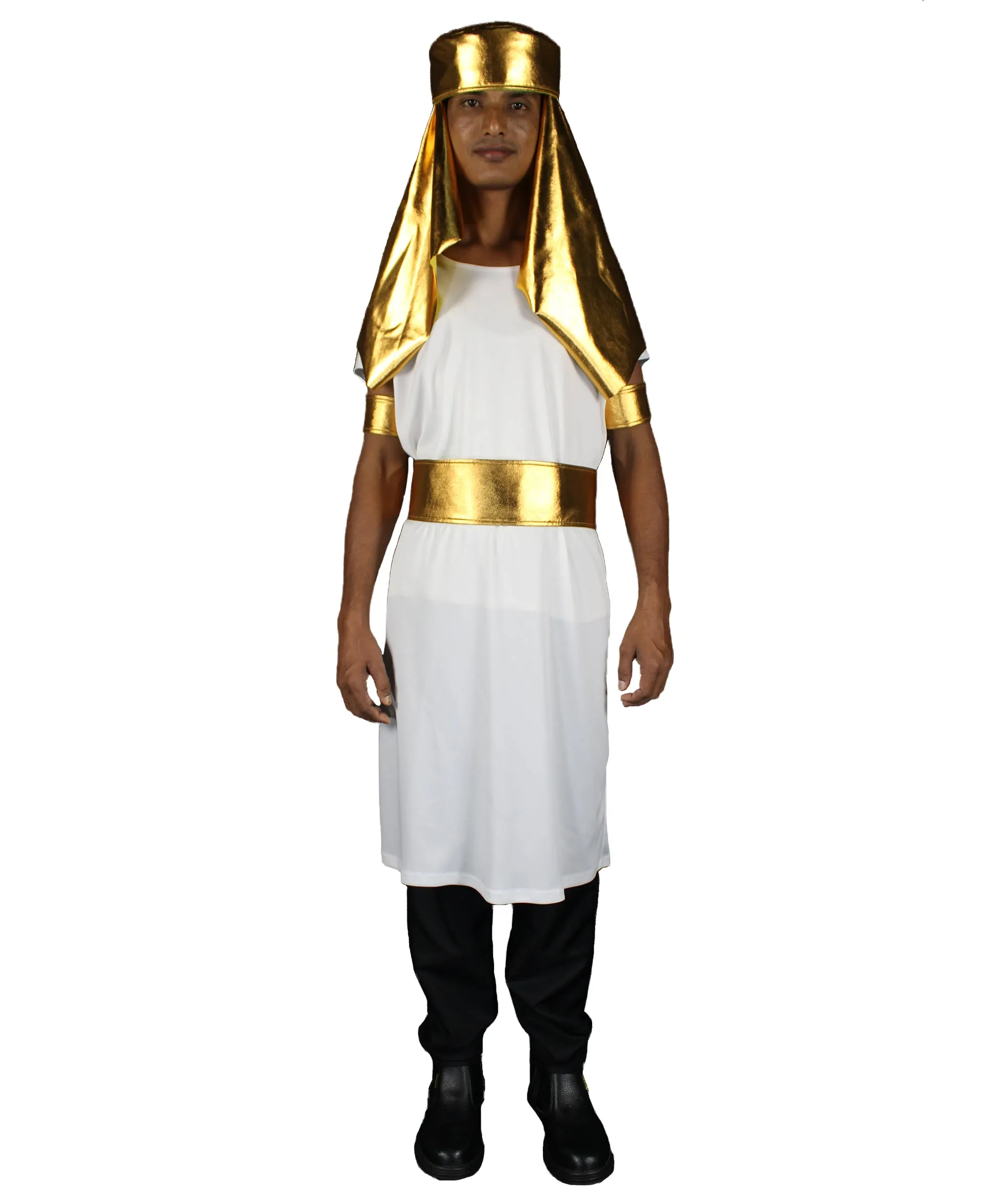 Adult Men's Egyptian King Pharaoh Cosplay Costume Multiple Color Options