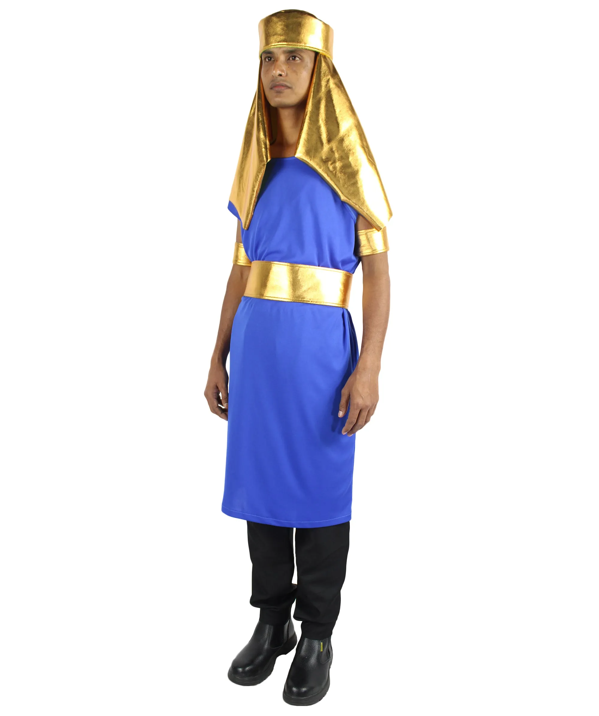 Adult Men's Egyptian King Pharaoh Cosplay Costume Multiple Color Options