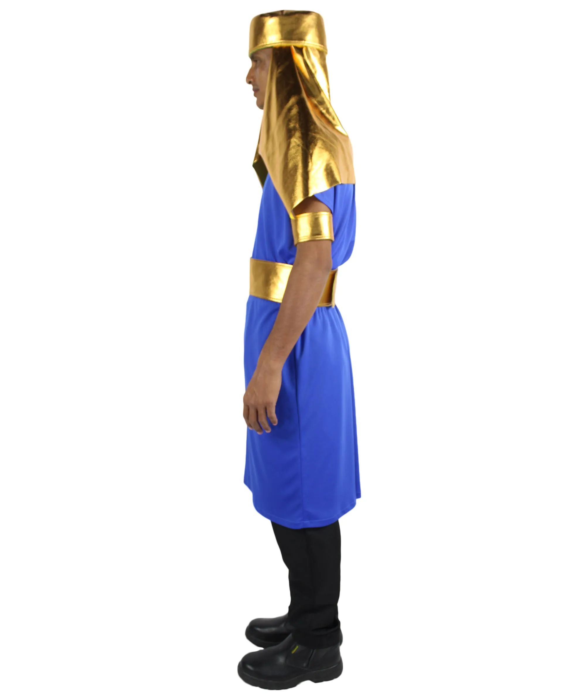 Adult Men's Egyptian King Pharaoh Cosplay Costume Multiple Color Options