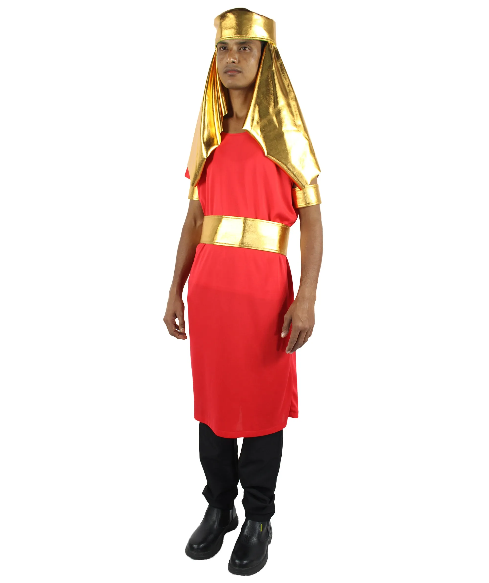 Adult Men's Egyptian King Pharaoh Cosplay Costume Multiple Color Options