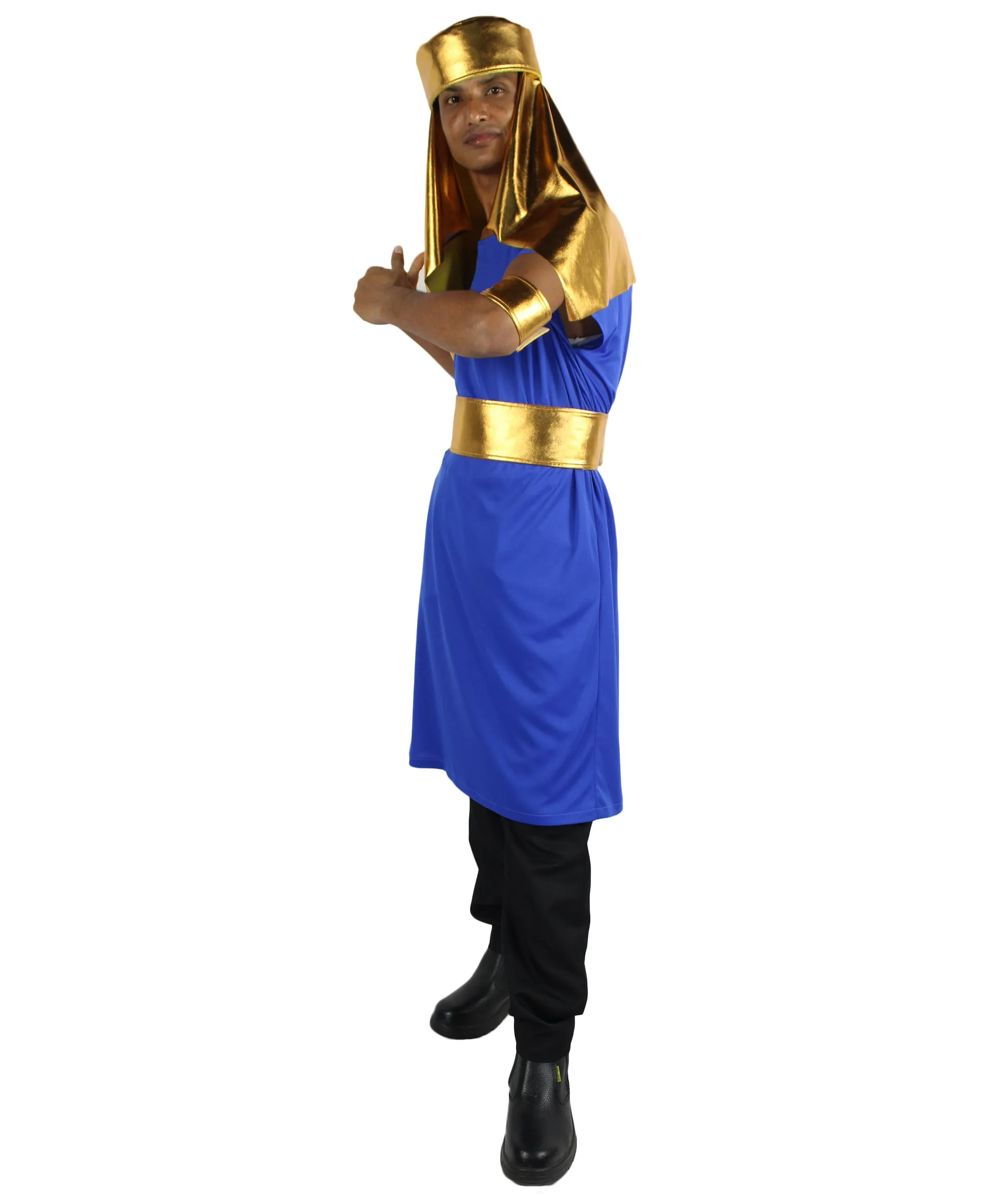 Adult Men's Egyptian King Pharaoh Cosplay Costume Multiple Color Options