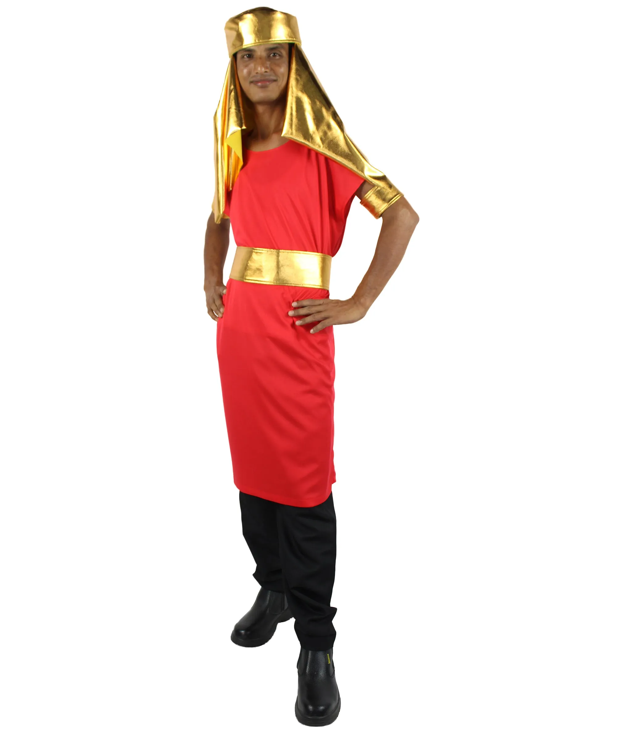 Adult Men's Egyptian King Pharaoh Cosplay Costume Multiple Color Options