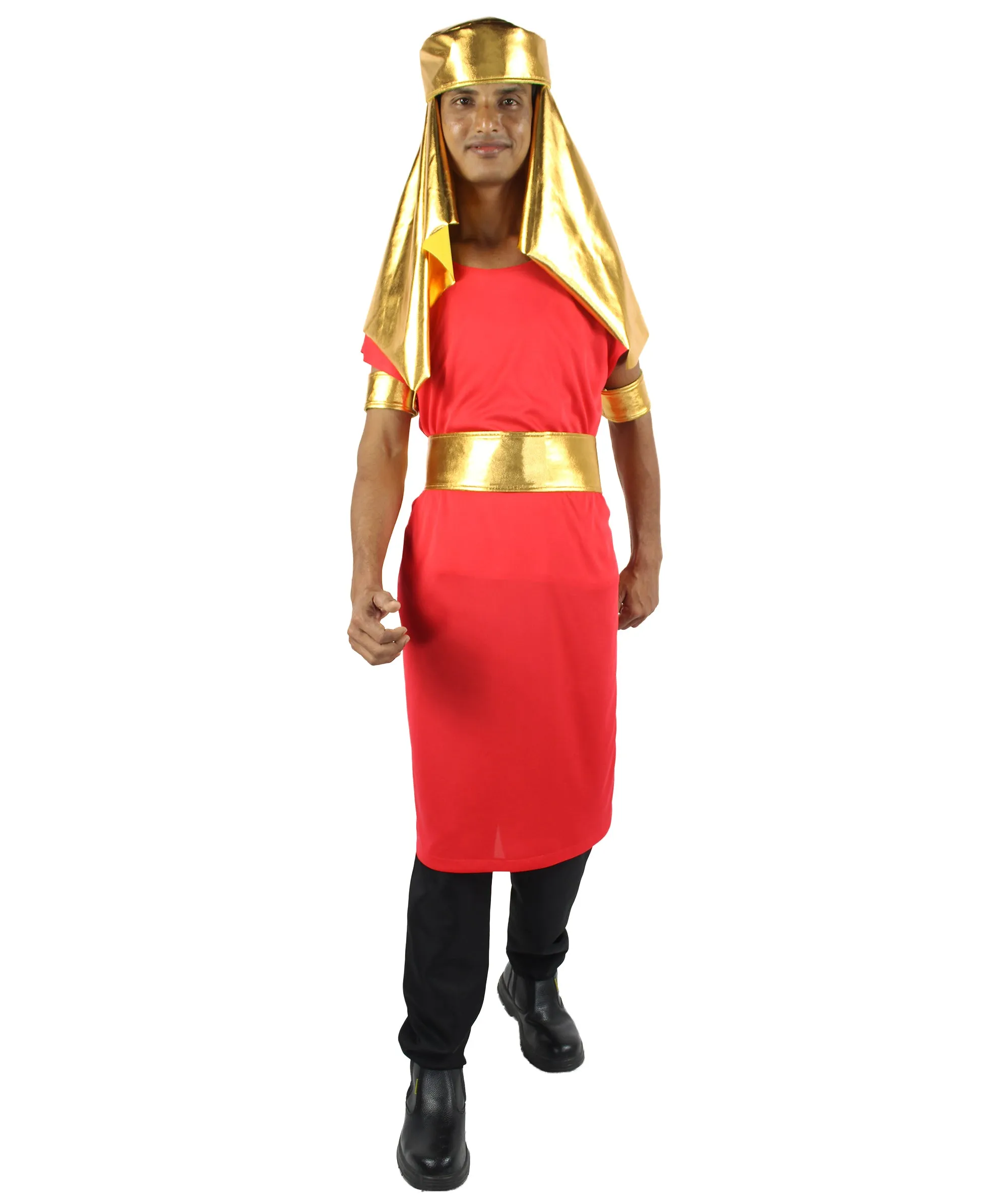 Adult Men's Egyptian King Pharaoh Cosplay Costume Multiple Color Options