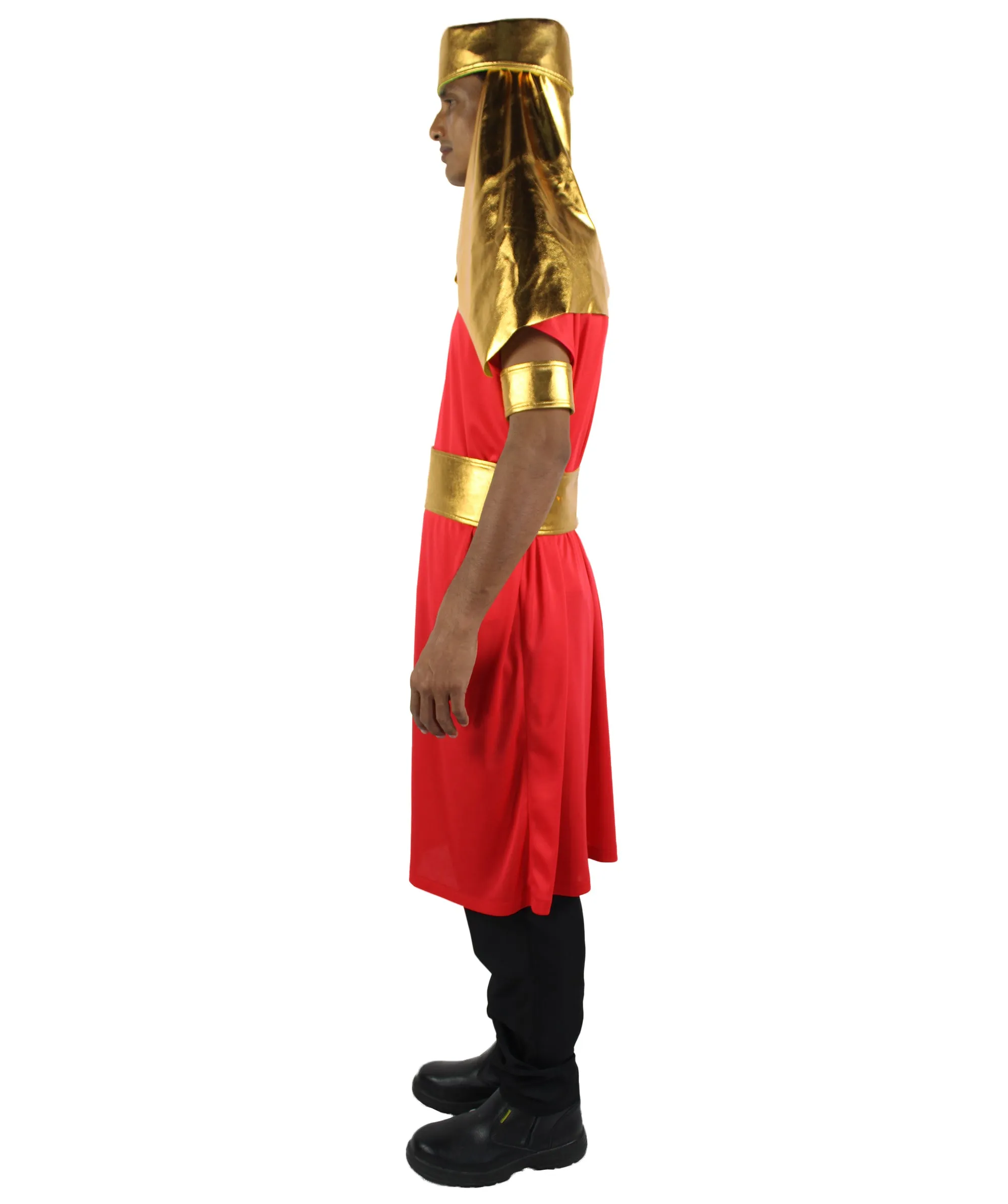 Adult Men's Egyptian King Pharaoh Cosplay Costume Multiple Color Options