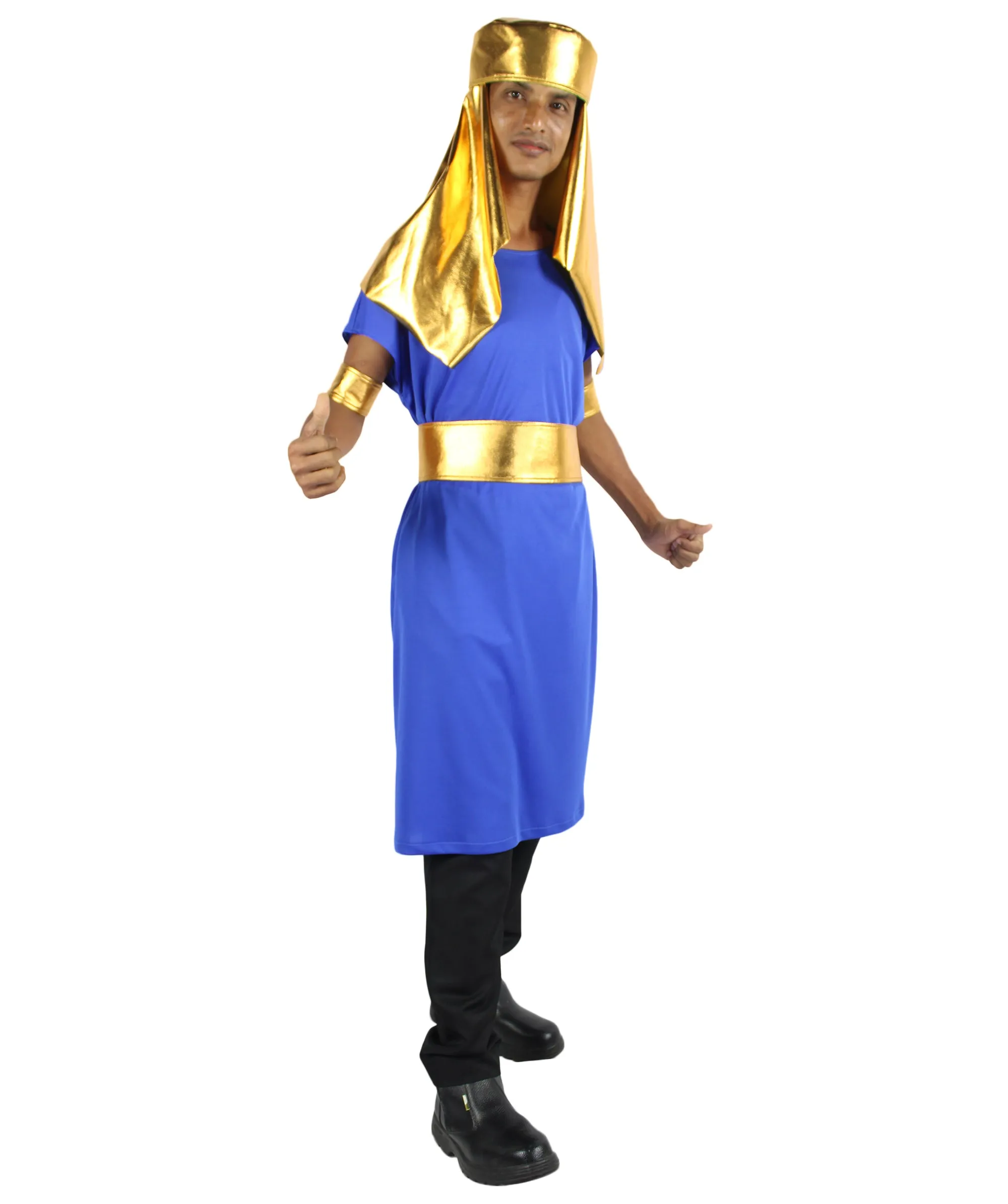 Adult Men's Egyptian King Pharaoh Cosplay Costume Multiple Color Options