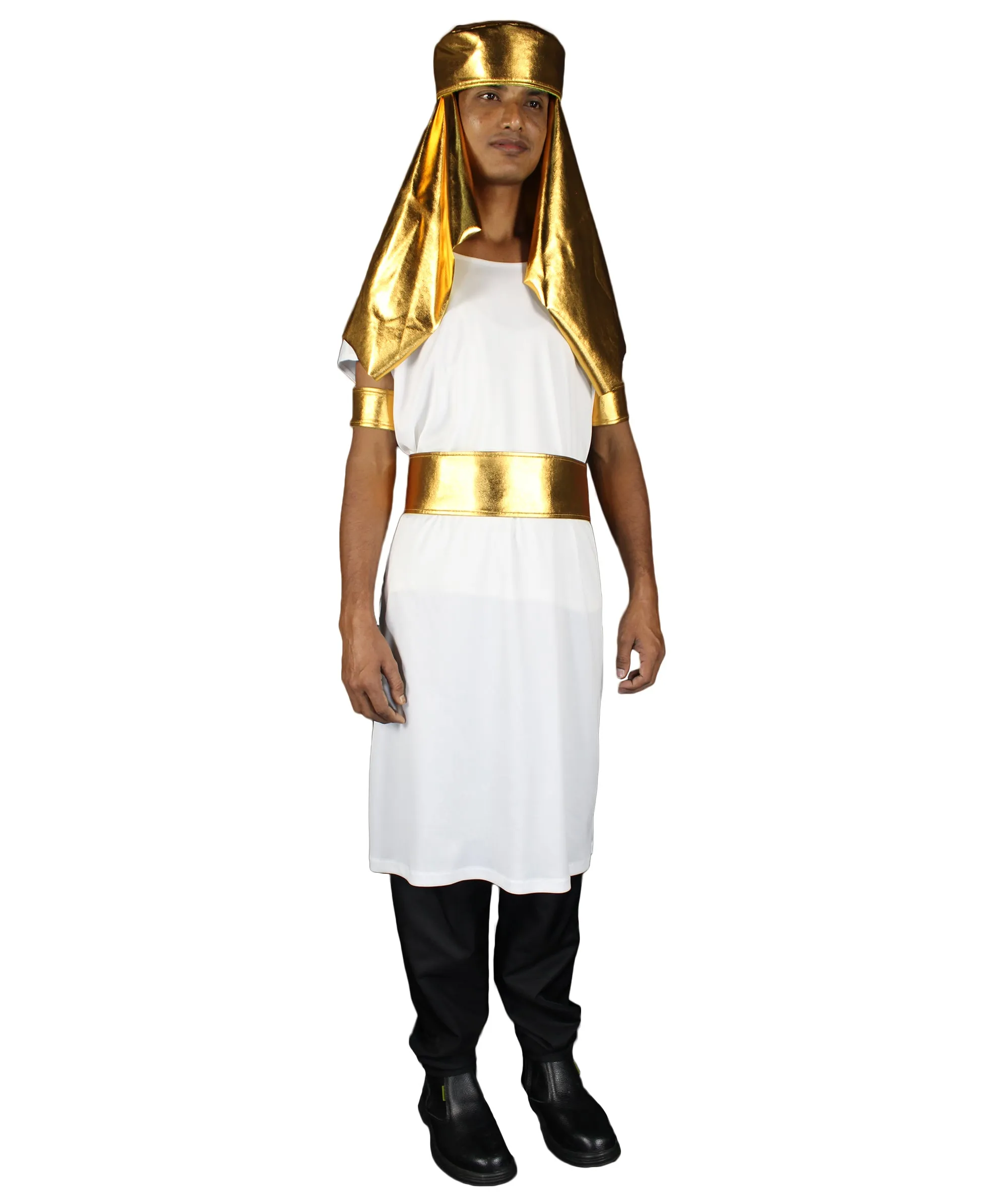 Adult Men's Egyptian King Pharaoh Cosplay Costume Multiple Color Options