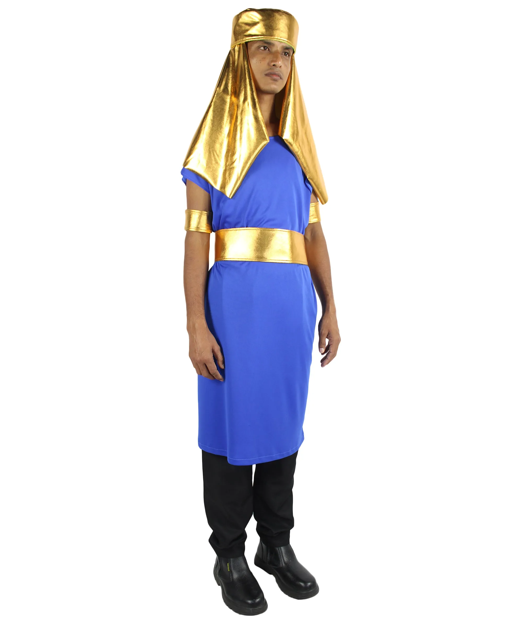 Adult Men's Egyptian King Pharaoh Cosplay Costume Multiple Color Options