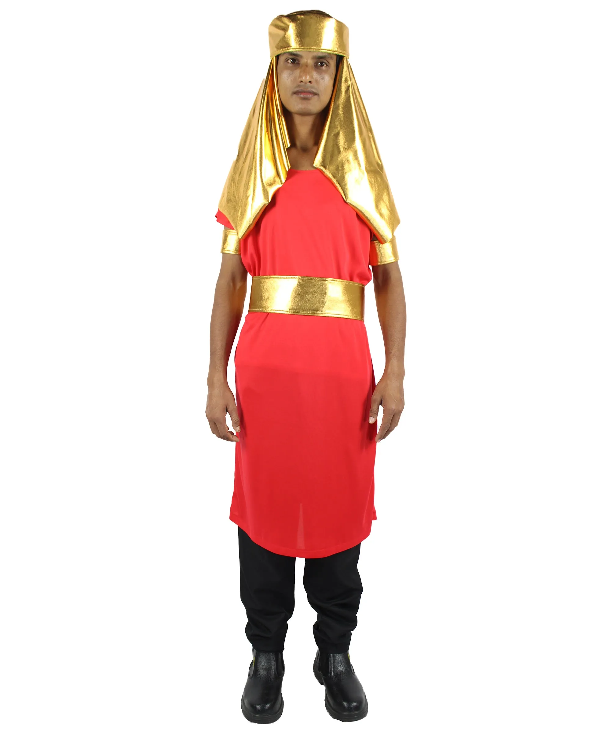 Adult Men's Egyptian King Pharaoh Cosplay Costume Multiple Color Options