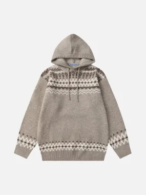 Aelfric Eden Fair Isle Graphic Hoodie