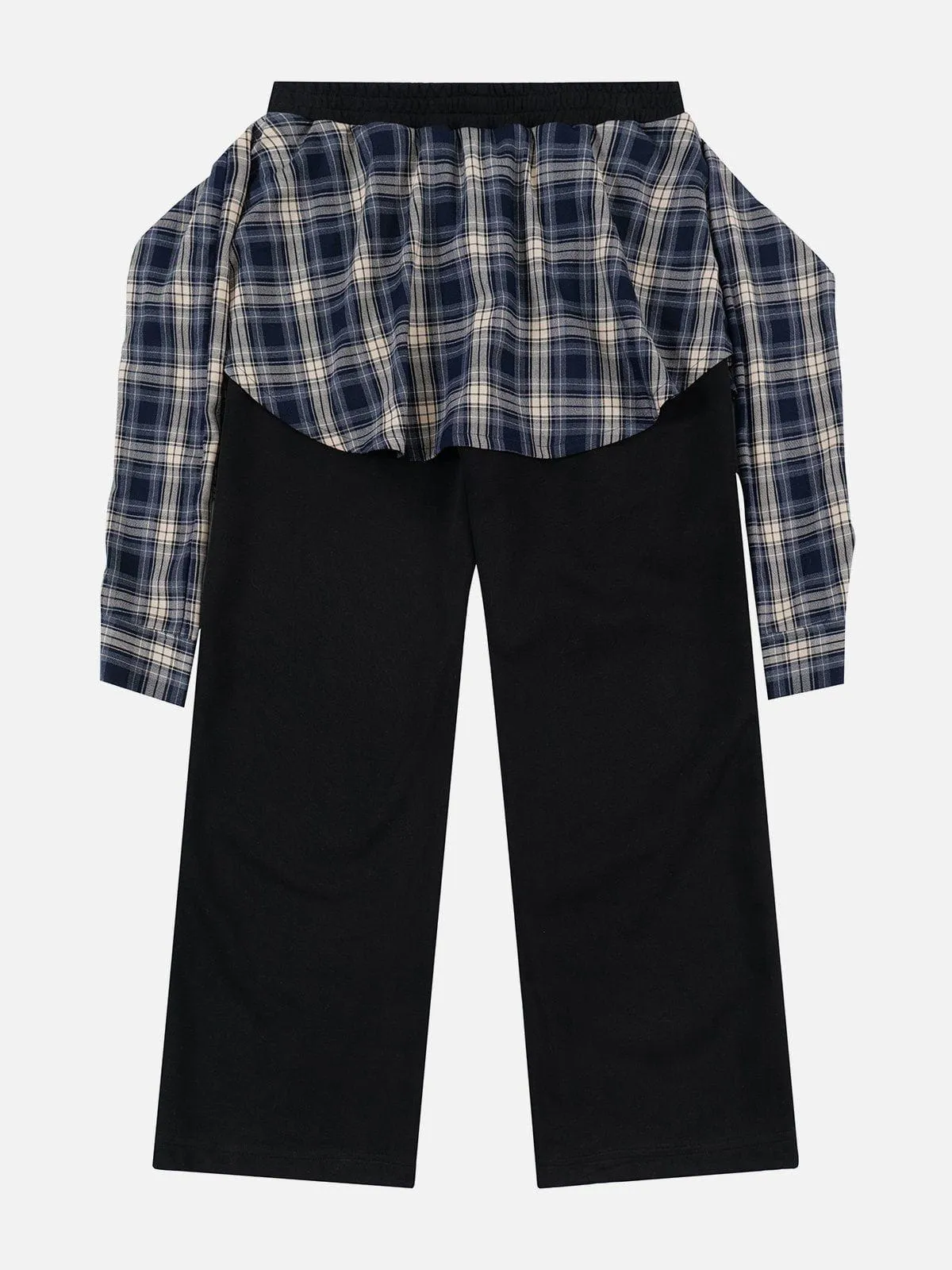 Aelfric Eden Plaid Layered Sweatpants