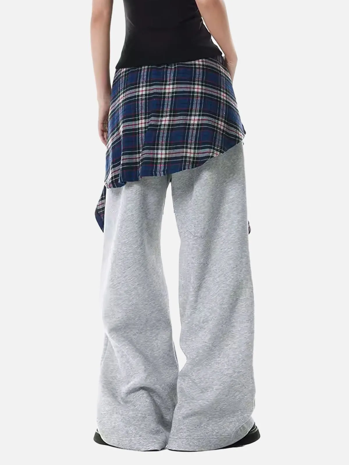 Aelfric Eden Plaid Layered Sweatpants