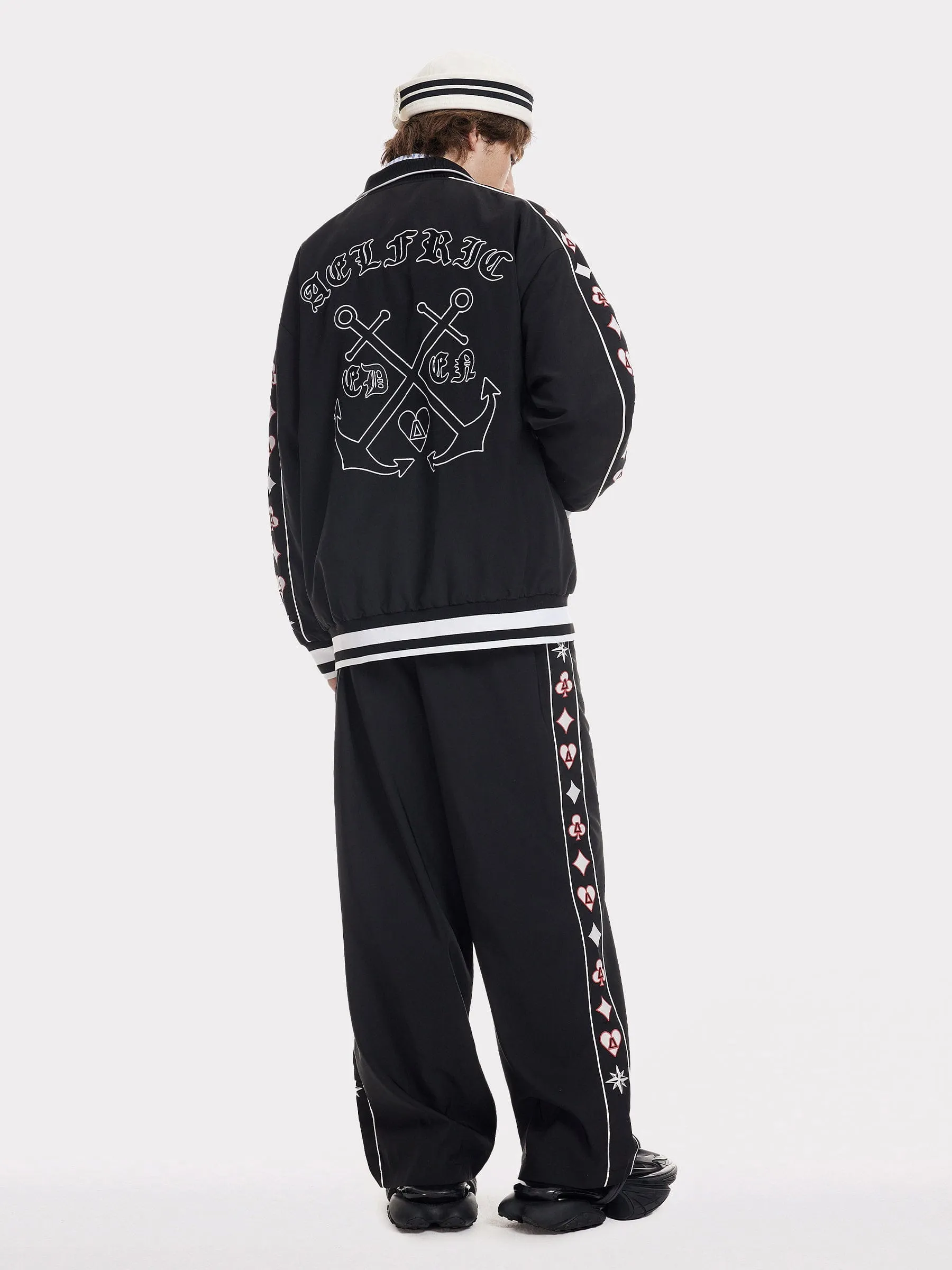 Aelfric Eden Print Embroidery Track Pants