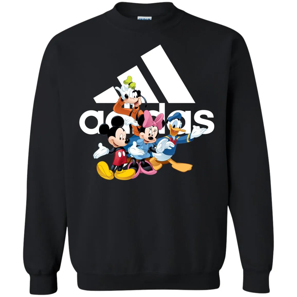 Aidas Mickey Mouse And Friends Disney T-shirt Crewneck Pullover Sweatshirt