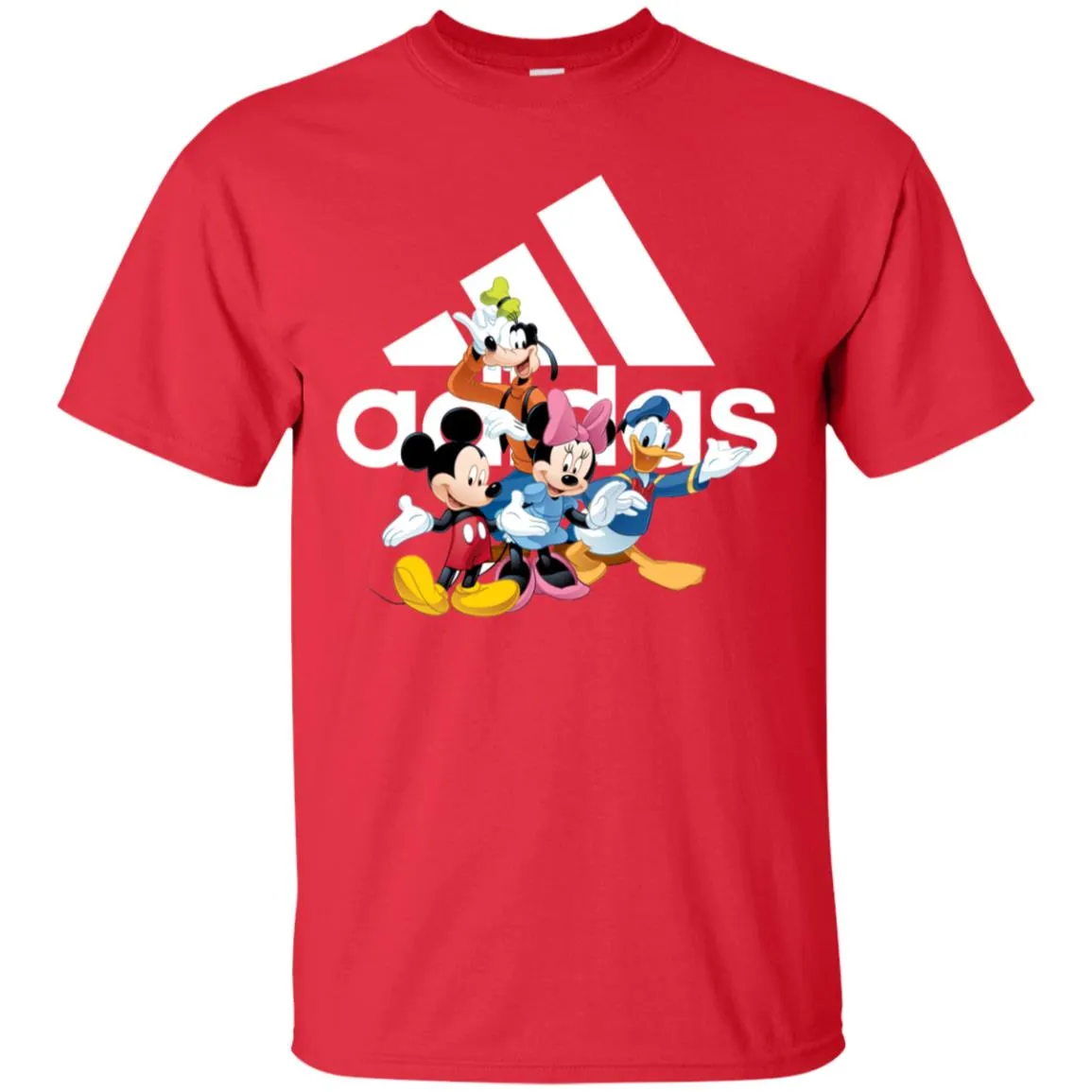 Aidas Mickey Mouse And Friends Disney T-shirt Men Cotton T-Shirt