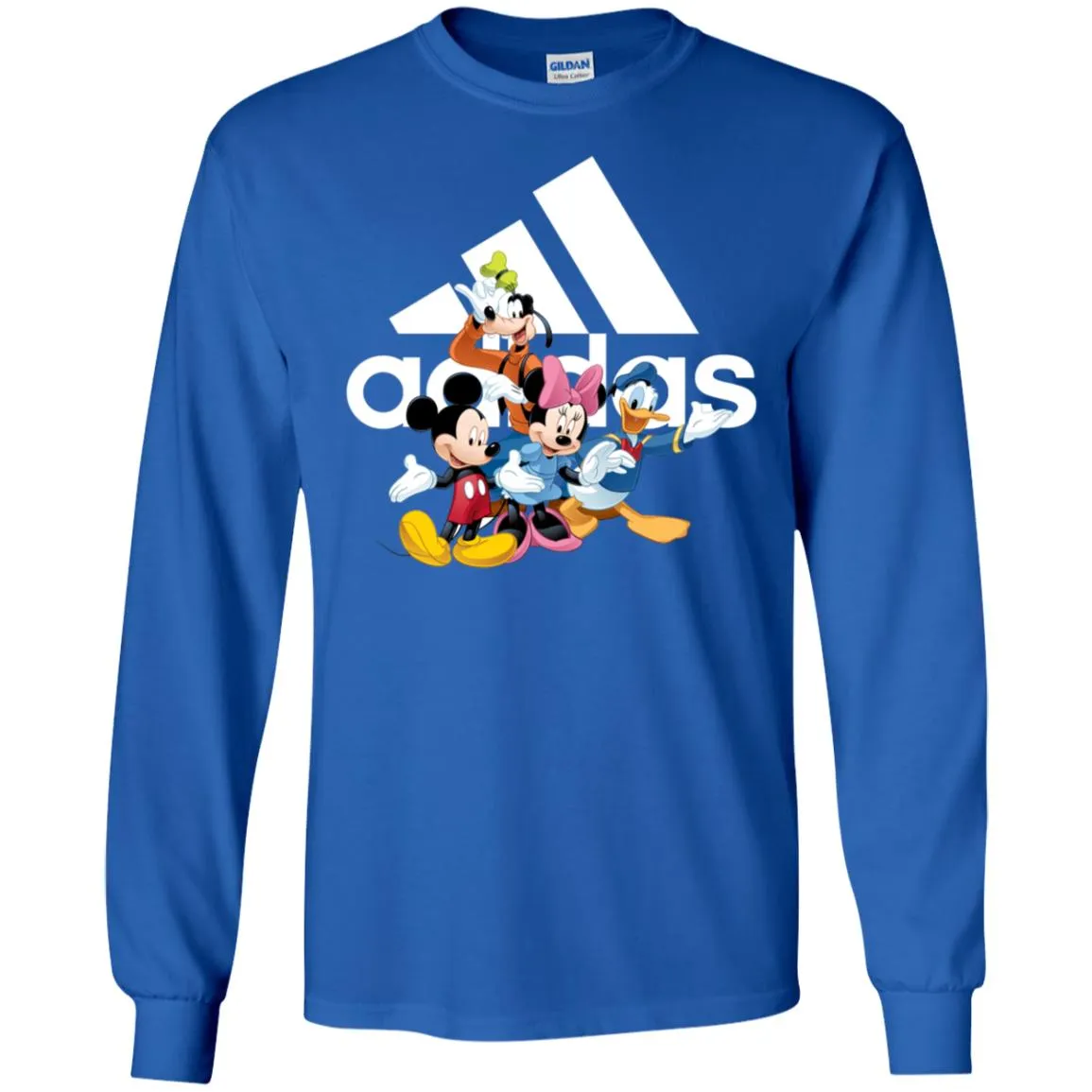 Aidas Mickey Mouse And Friends Disney T-shirt Men Long Sleeve Shirt