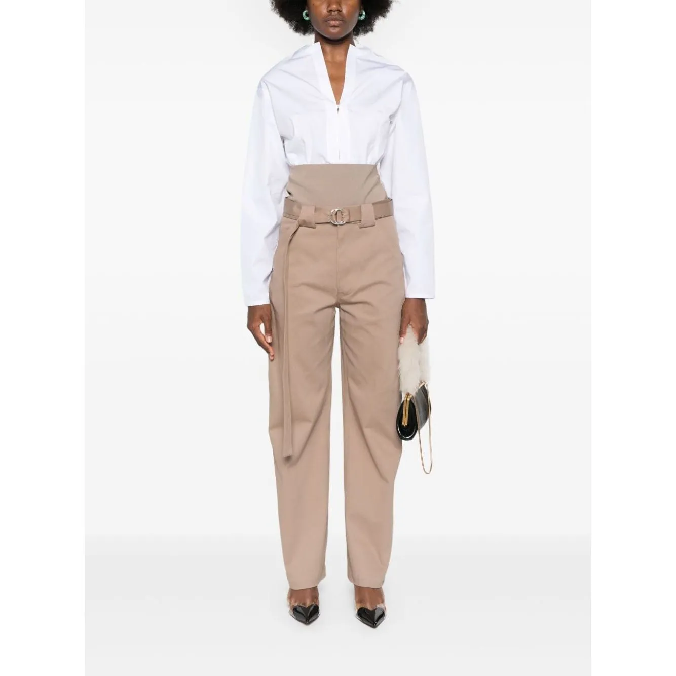 Alaia Trousers Beige