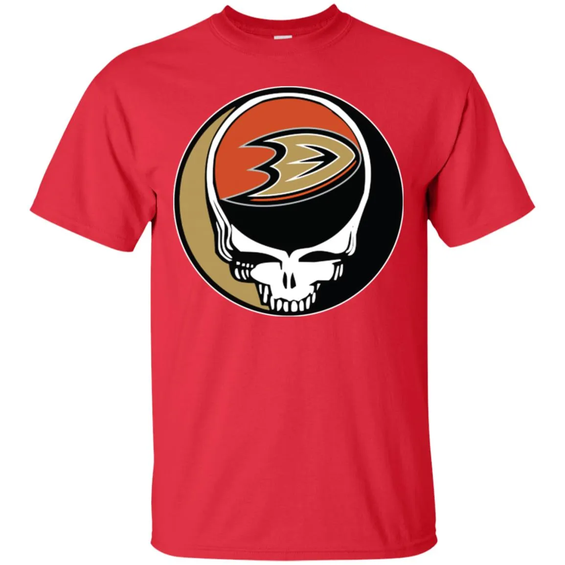 Anaheim Ducks Grateful Dead Steal Your Face Hockey Nhl Shirts