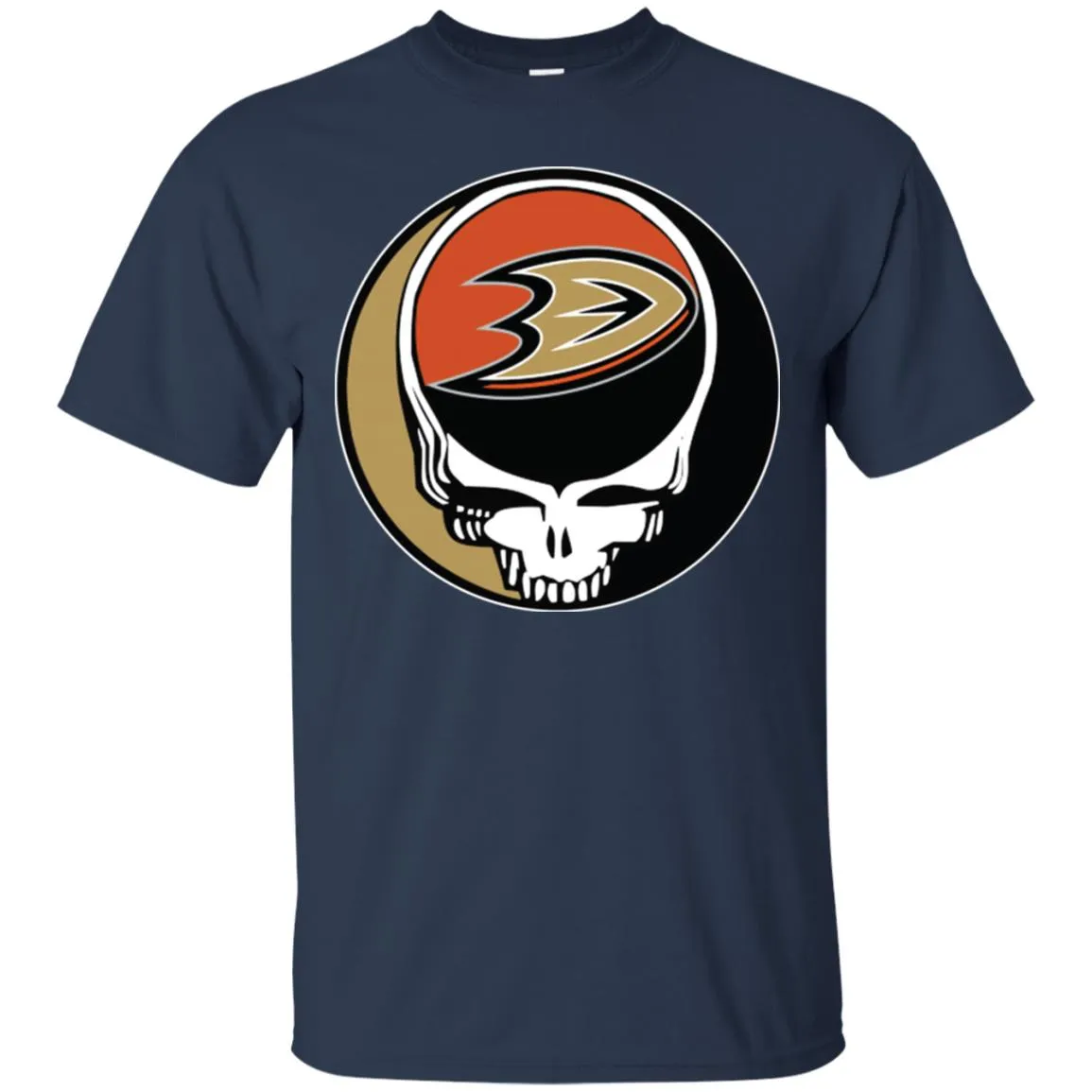 Anaheim Ducks Grateful Dead Steal Your Face Hockey Nhl Shirts