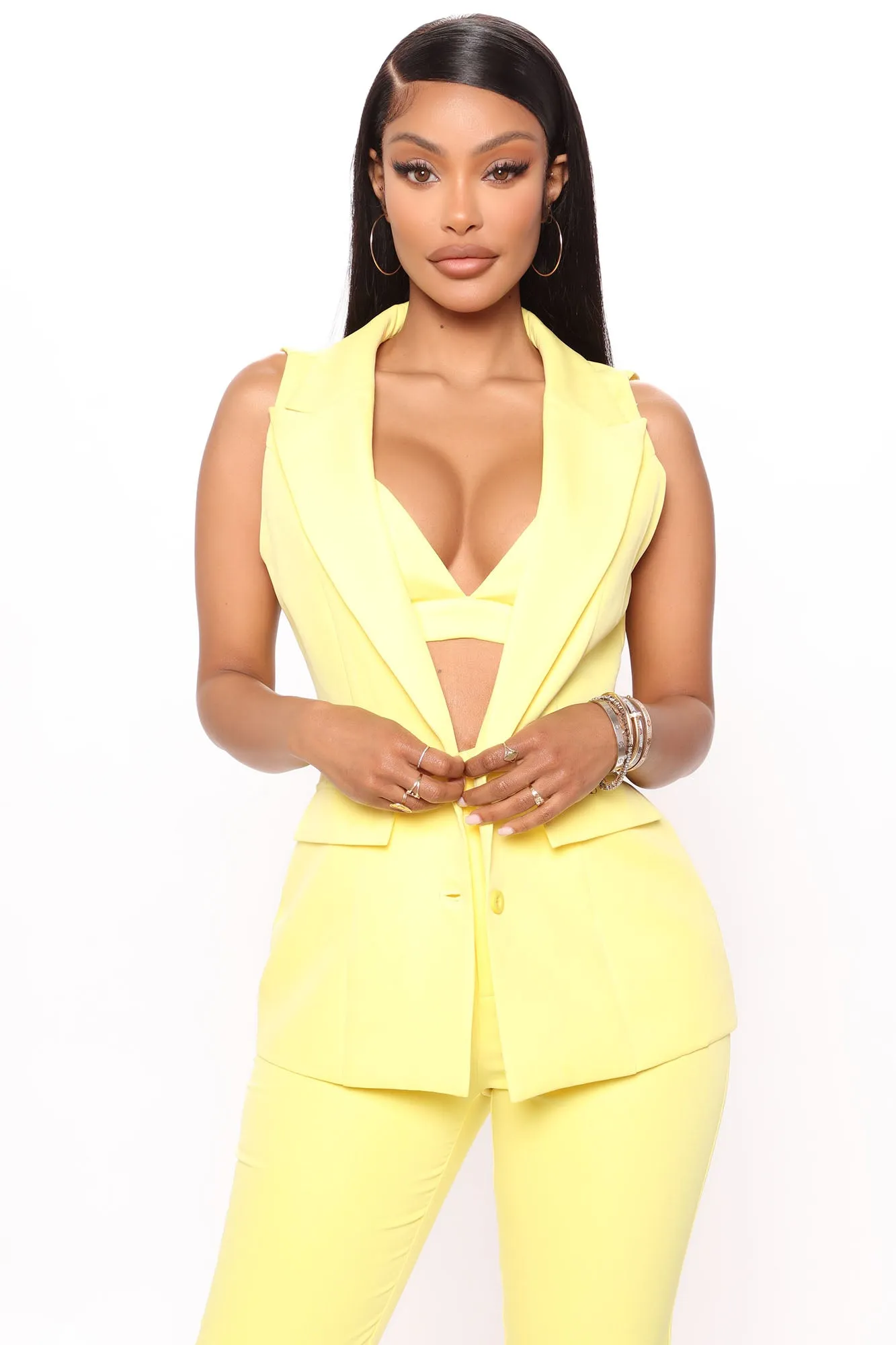 Ashleigh Vest Set 27 - Yellow