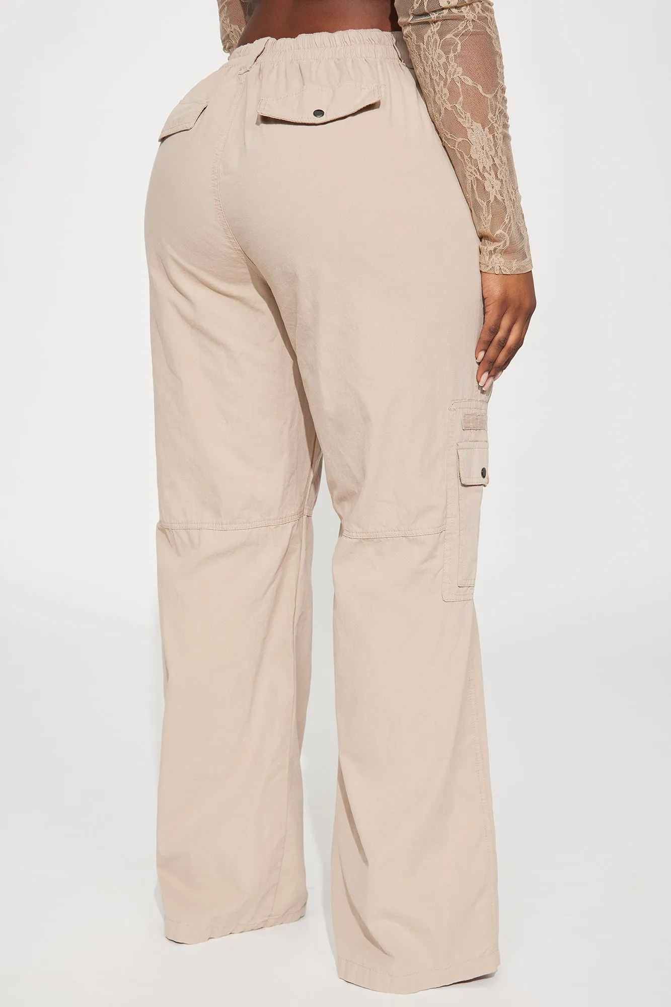 Aurea Poplin Cargo Pant - Khaki