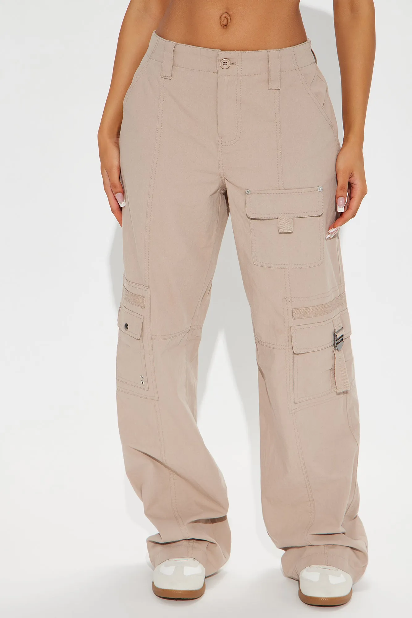 Aurea Poplin Cargo Pant - Khaki