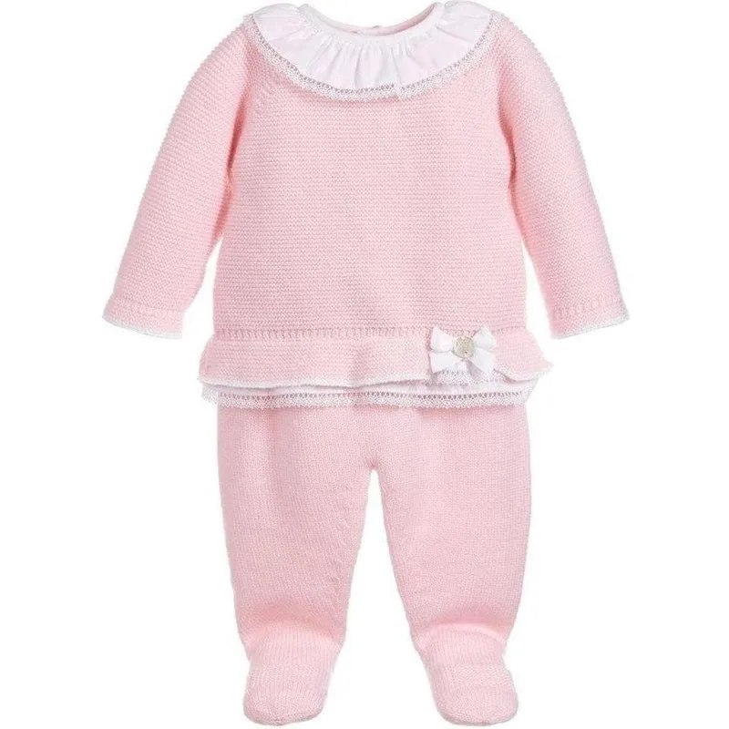 Baby Girls Pink & White Set