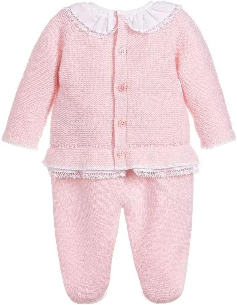 Baby Girls Pink & White Set