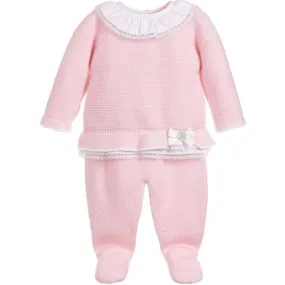 Baby Girls Pink & White Set