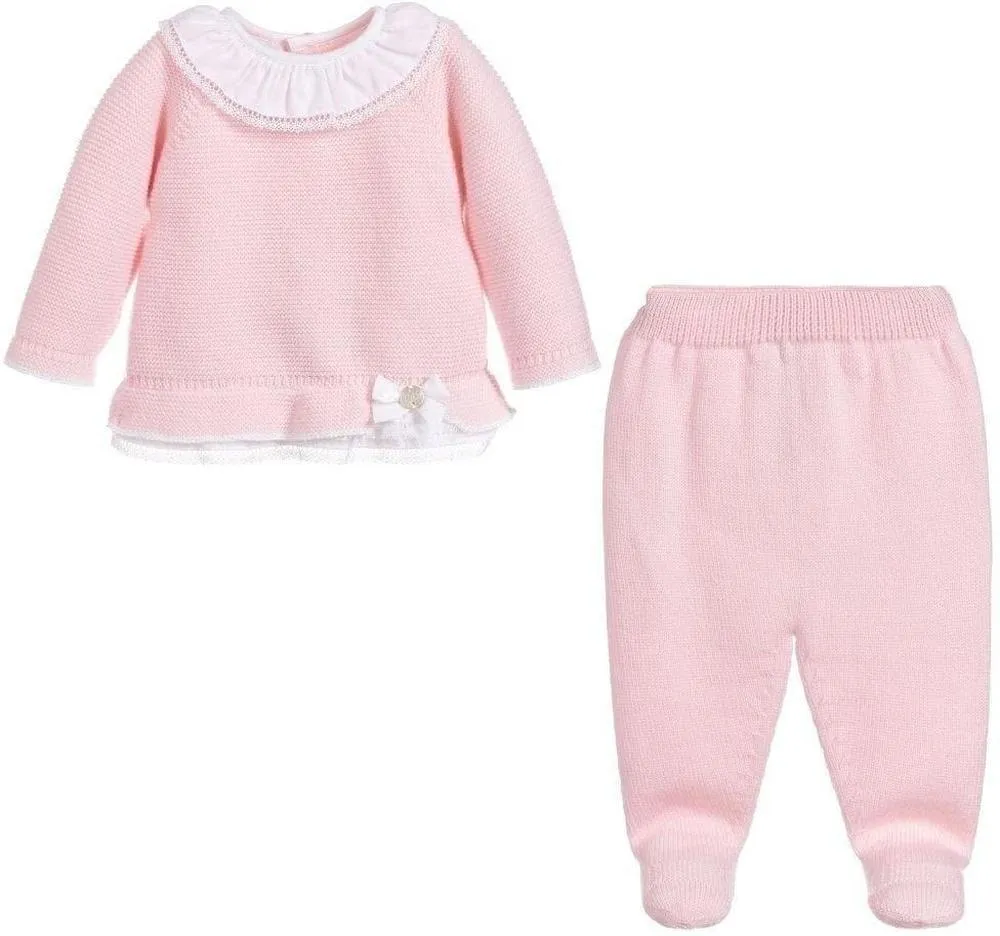 Baby Girls Pink & White Set