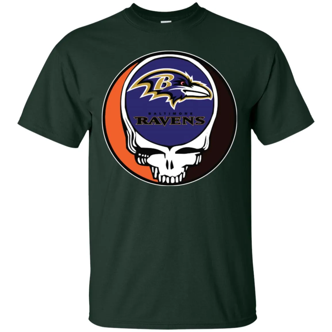 Baltimore Ravens Grateful Dead Steal Your Face Football Nfl Shirts