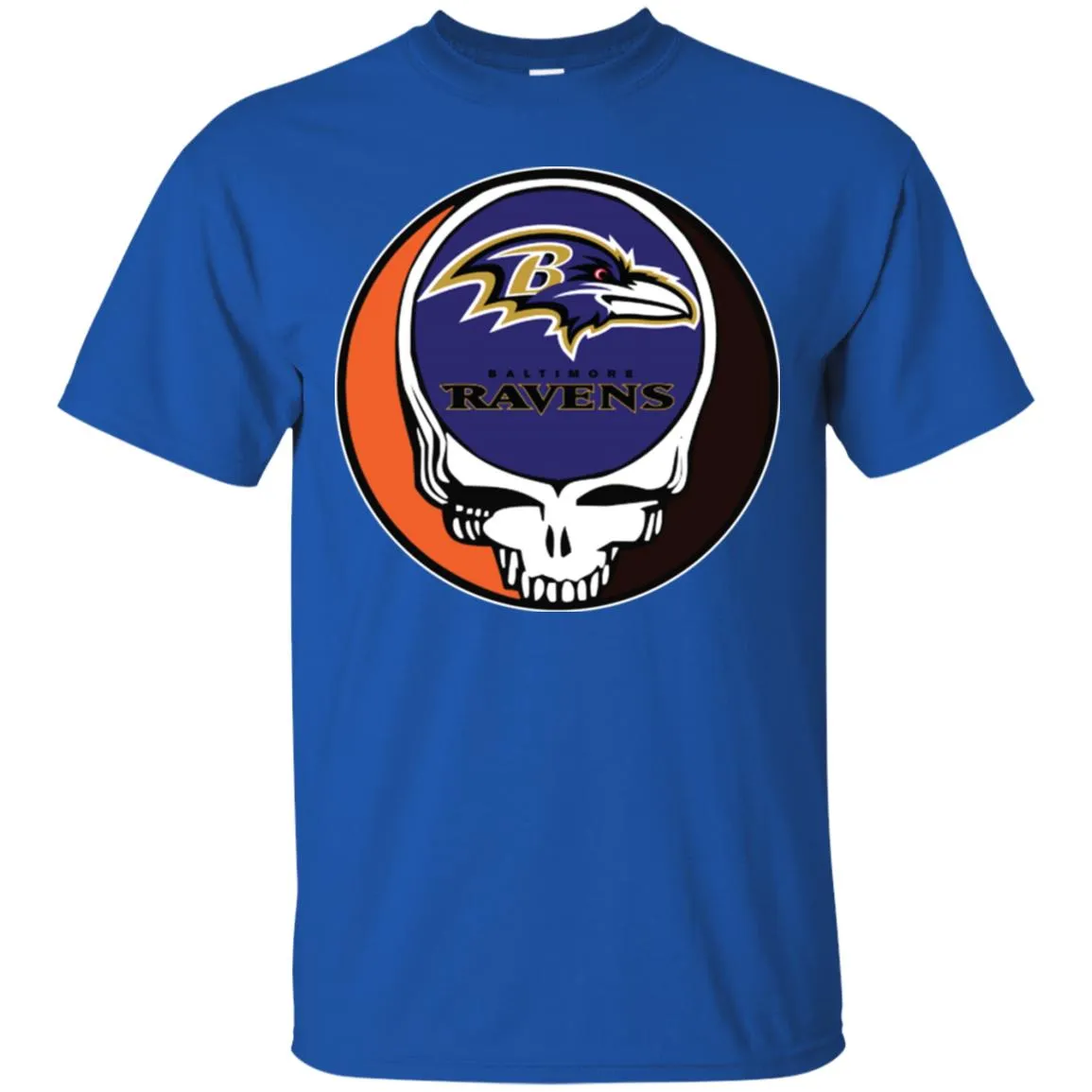 Baltimore Ravens Grateful Dead Steal Your Face Football Nfl Shirts