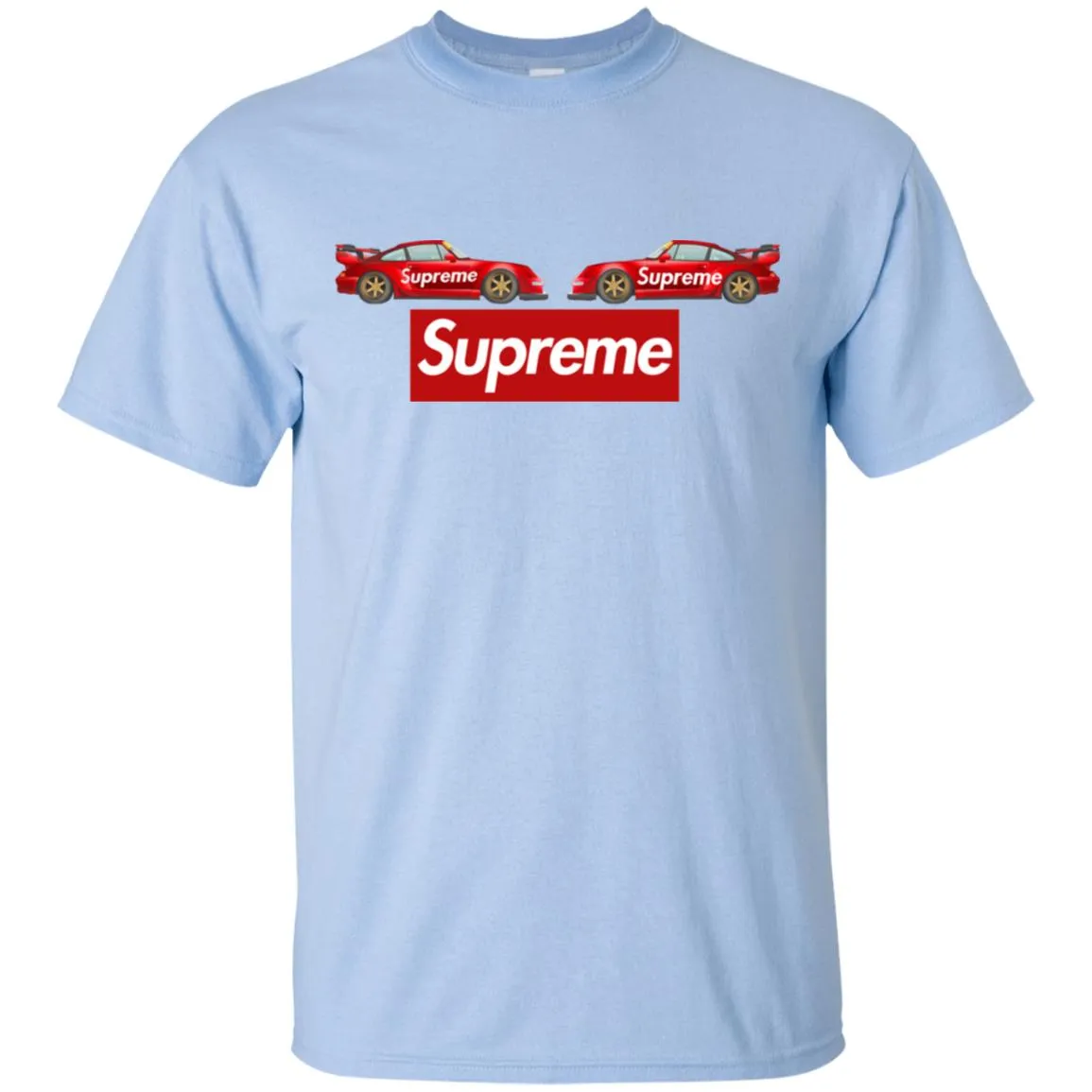 Best Supreme Car T-shirt Men Cotton T-Shirt