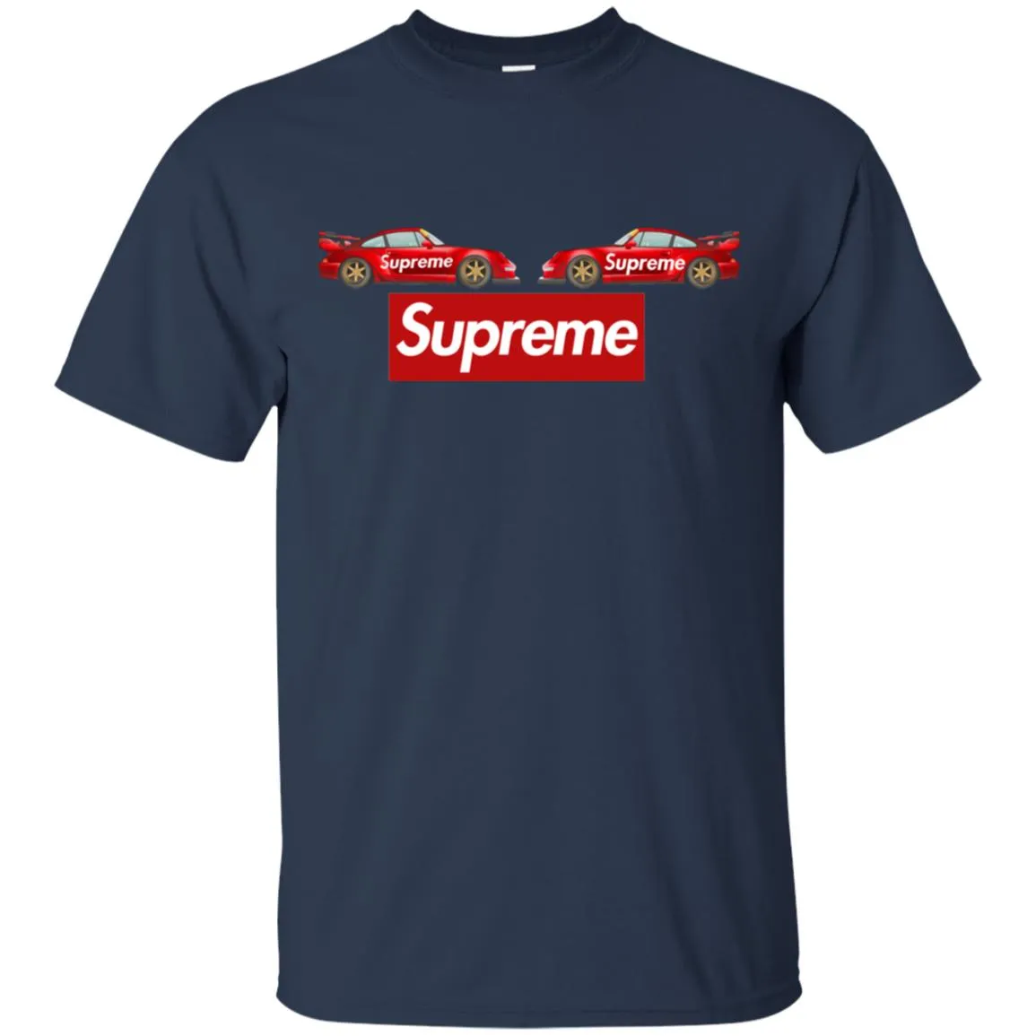 Best Supreme Car T-shirt Men Cotton T-Shirt