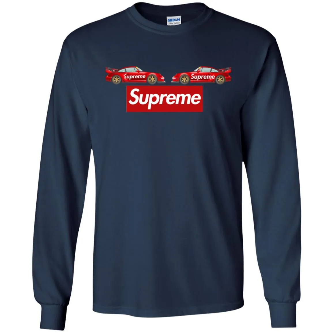 Best Supreme Car T-shirt Men Long Sleeve Shirt