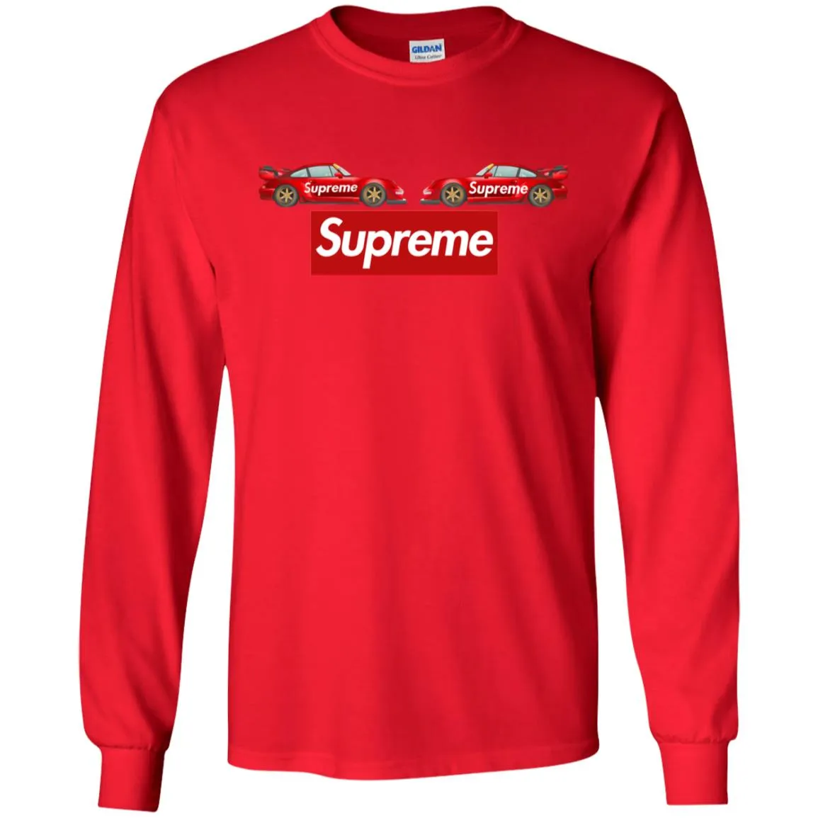 Best Supreme Car T-shirt Men Long Sleeve Shirt