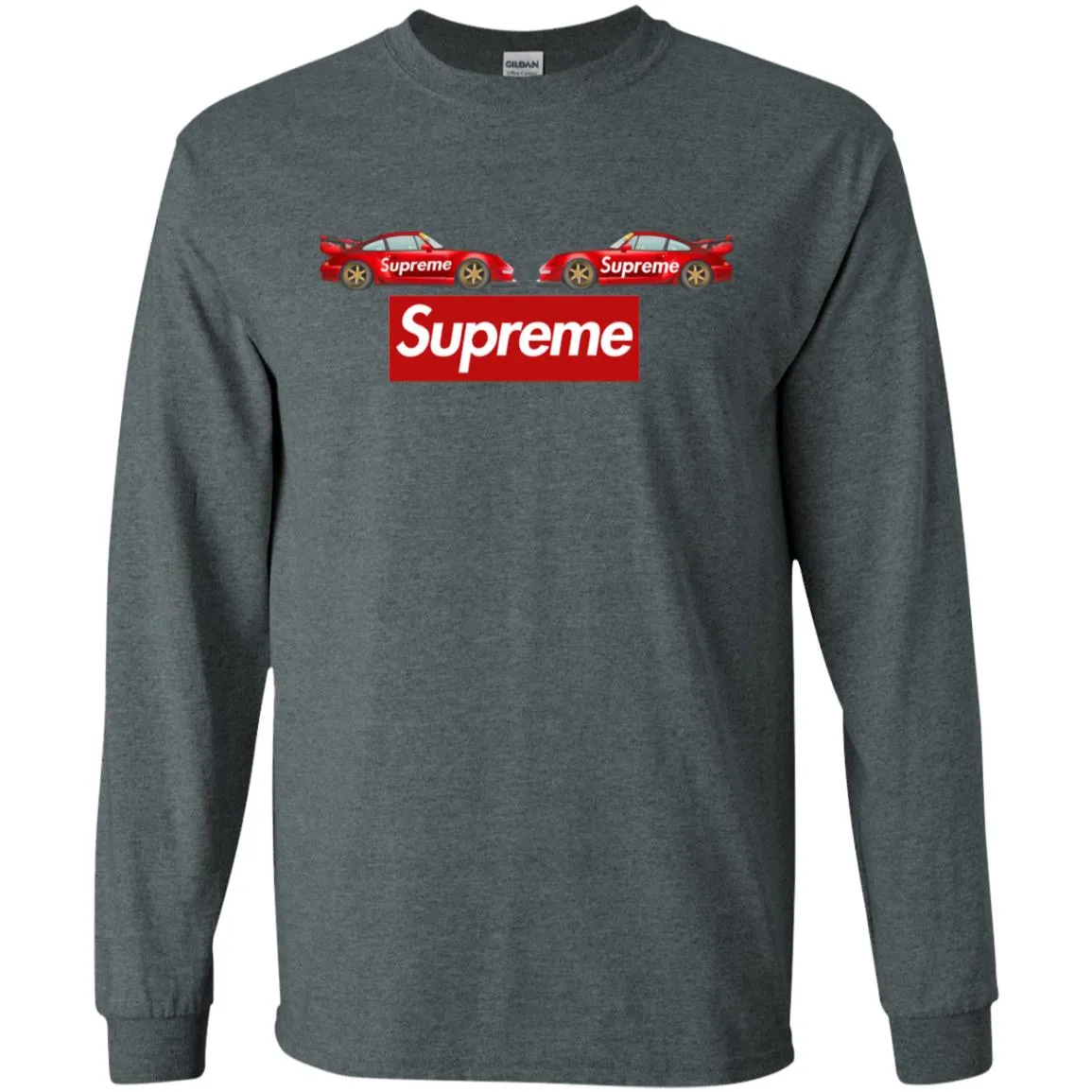 Best Supreme Car T-shirt Men Long Sleeve Shirt