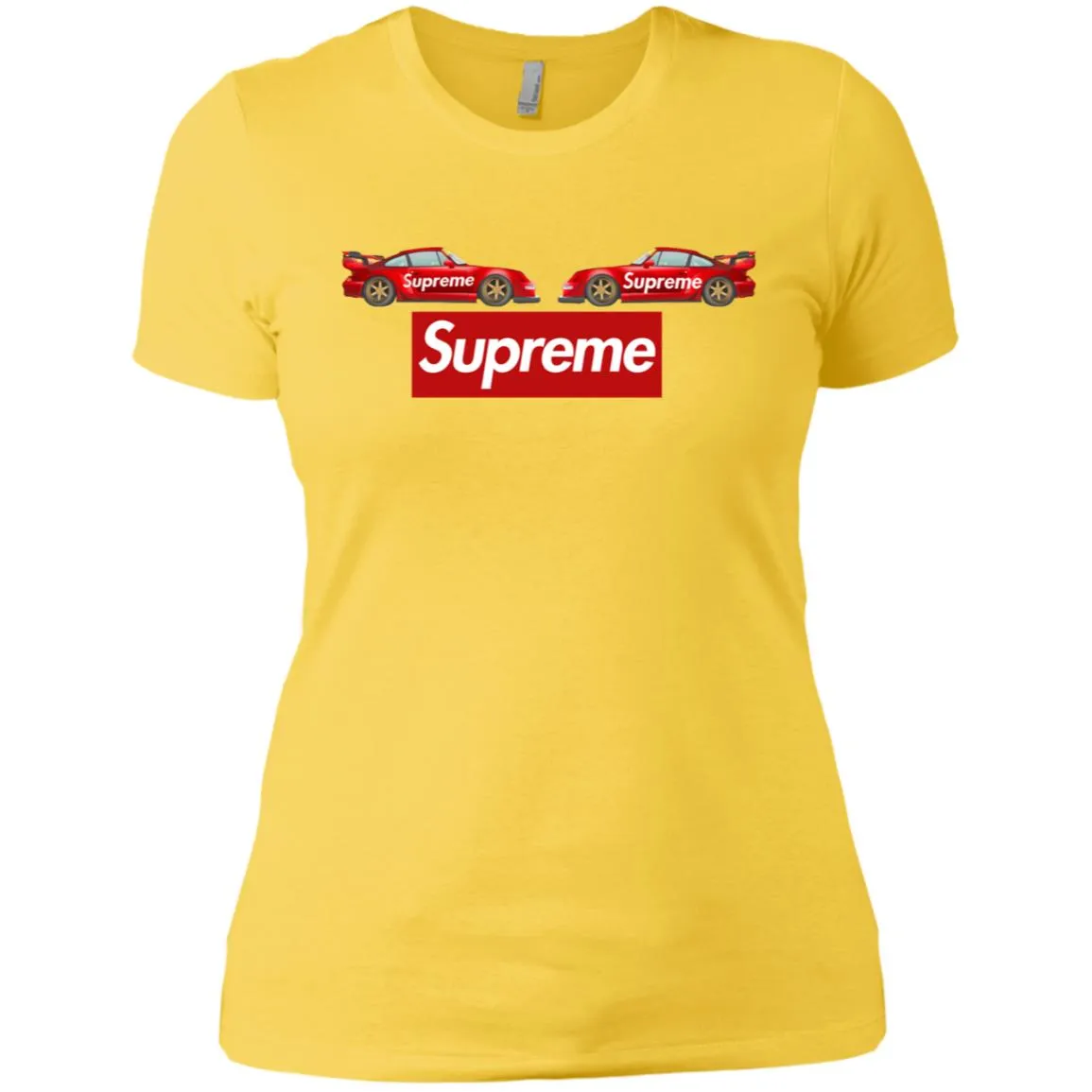 Best Supreme Car T-shirt Women Cotton T-Shirt