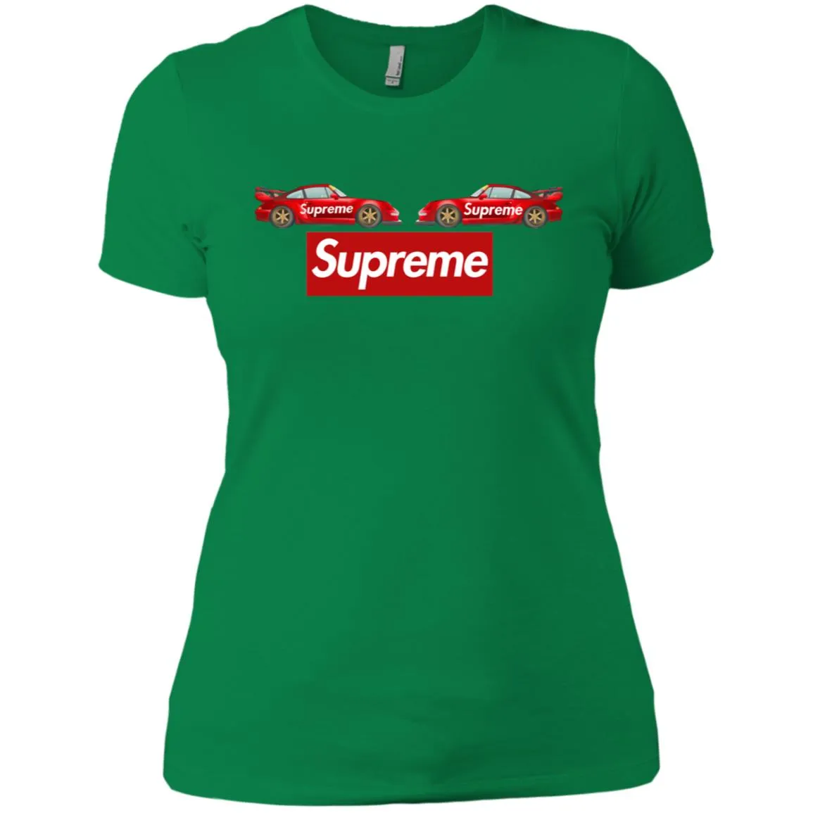 Best Supreme Car T-shirt Women Cotton T-Shirt