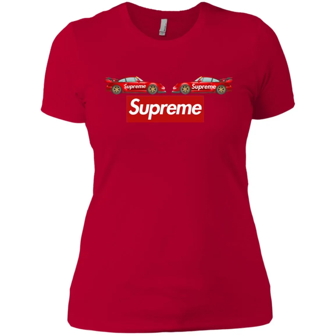 Best Supreme Car T-shirt Women Cotton T-Shirt