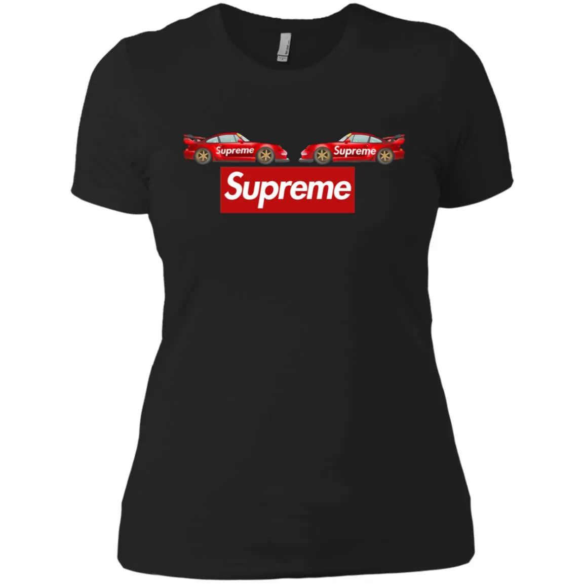 Best Supreme Car T-shirt Women Cotton T-Shirt