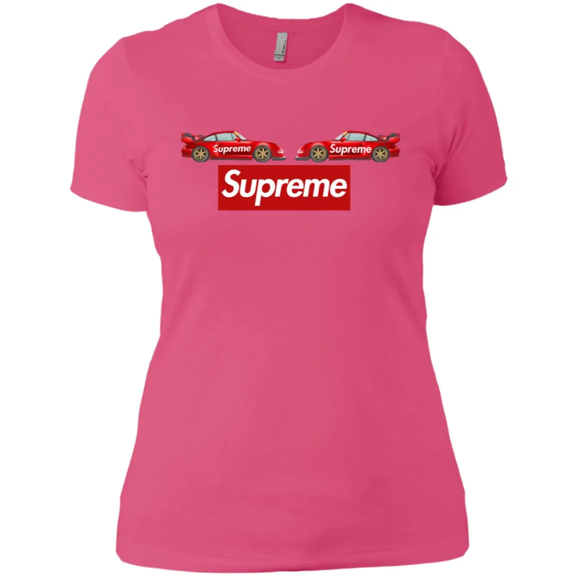 Best Supreme Car T-shirt Women Cotton T-Shirt