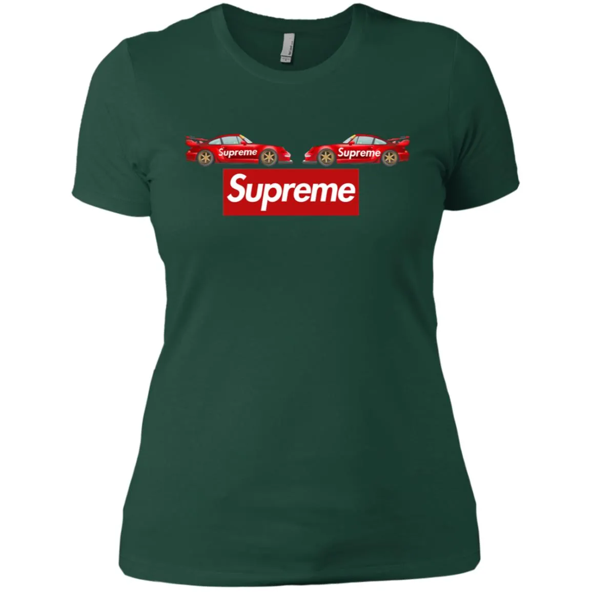 Best Supreme Car T-shirt Women Cotton T-Shirt