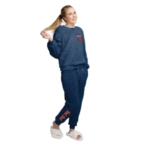 Boston Red Sox MLB Womens Sherpa Lounge Set