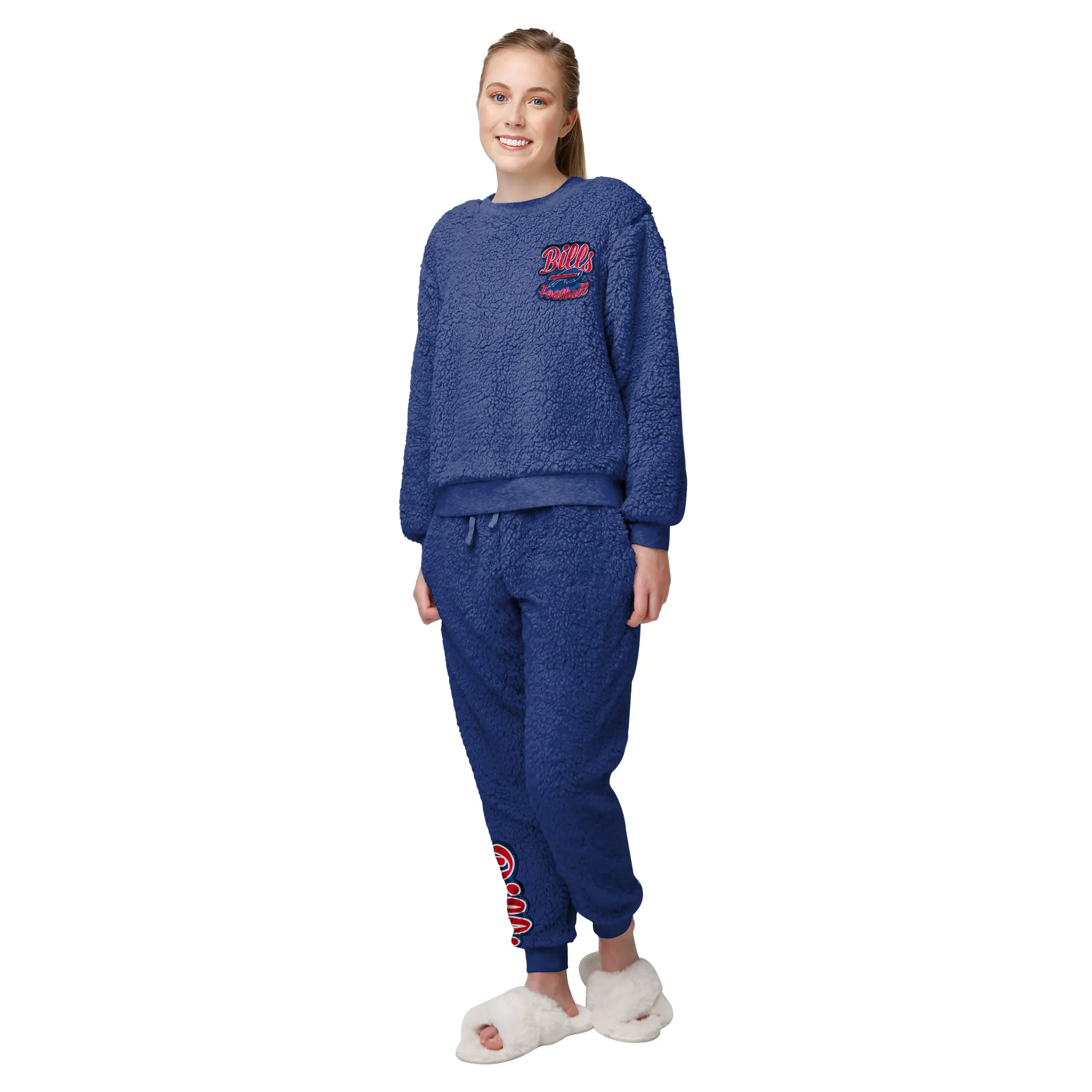 Buffalo Bills NFL Womens Sherpa Lounge Set